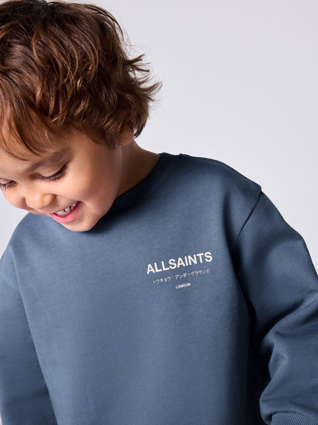 Image 5 of 7 of smALLSAINTS Younger Boys Underground Sweatshirt &amp; Shorts Set - Blue