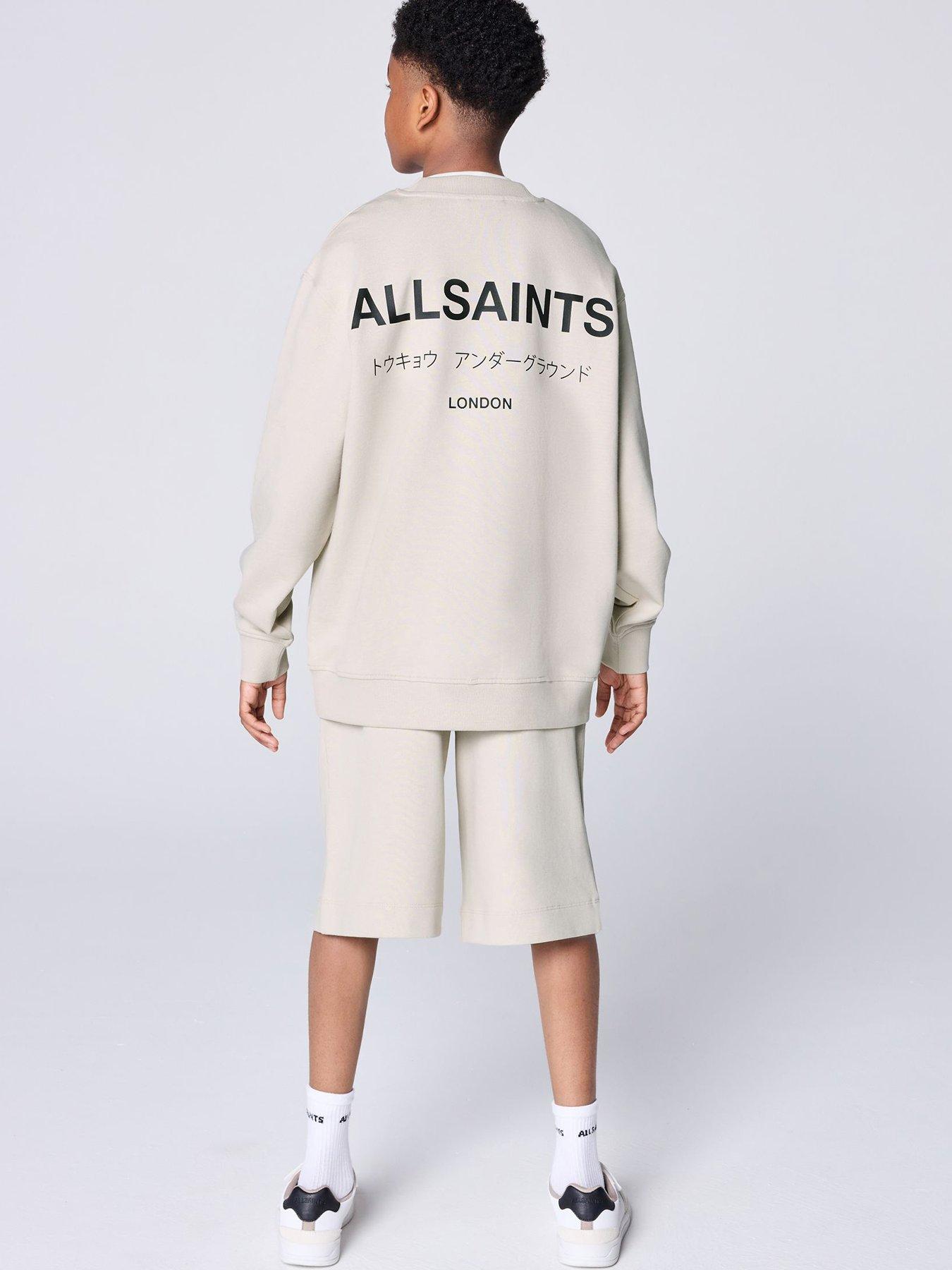 Image 3 of 7 of smALLSAINTS Boys Underground Sweatshirt &amp; Shorts Set - Neutral