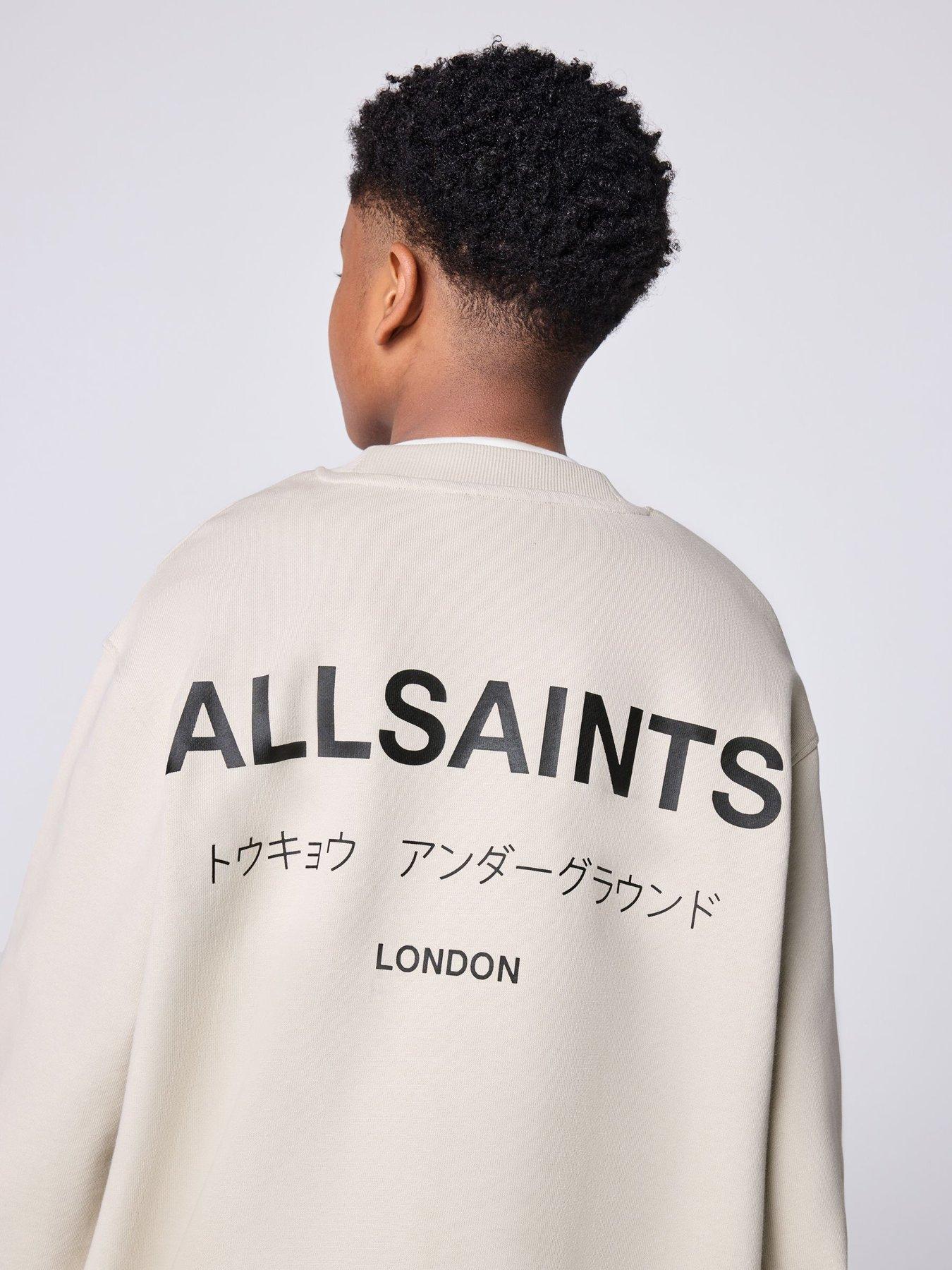 Image 4 of 7 of smALLSAINTS Boys Underground Sweatshirt &amp; Shorts Set - Neutral