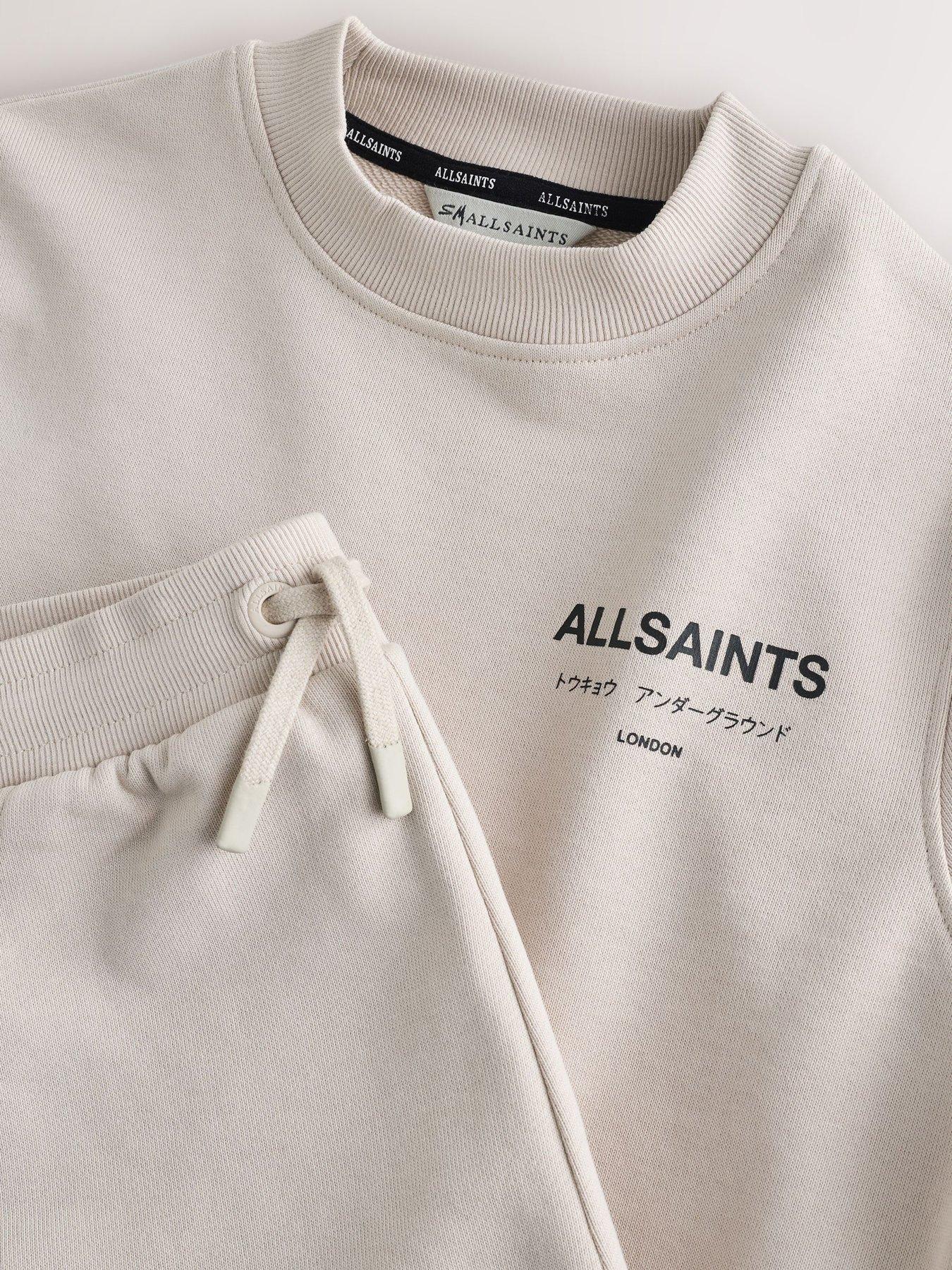 Image 6 of 7 of smALLSAINTS Boys Underground Sweatshirt &amp; Shorts Set - Neutral