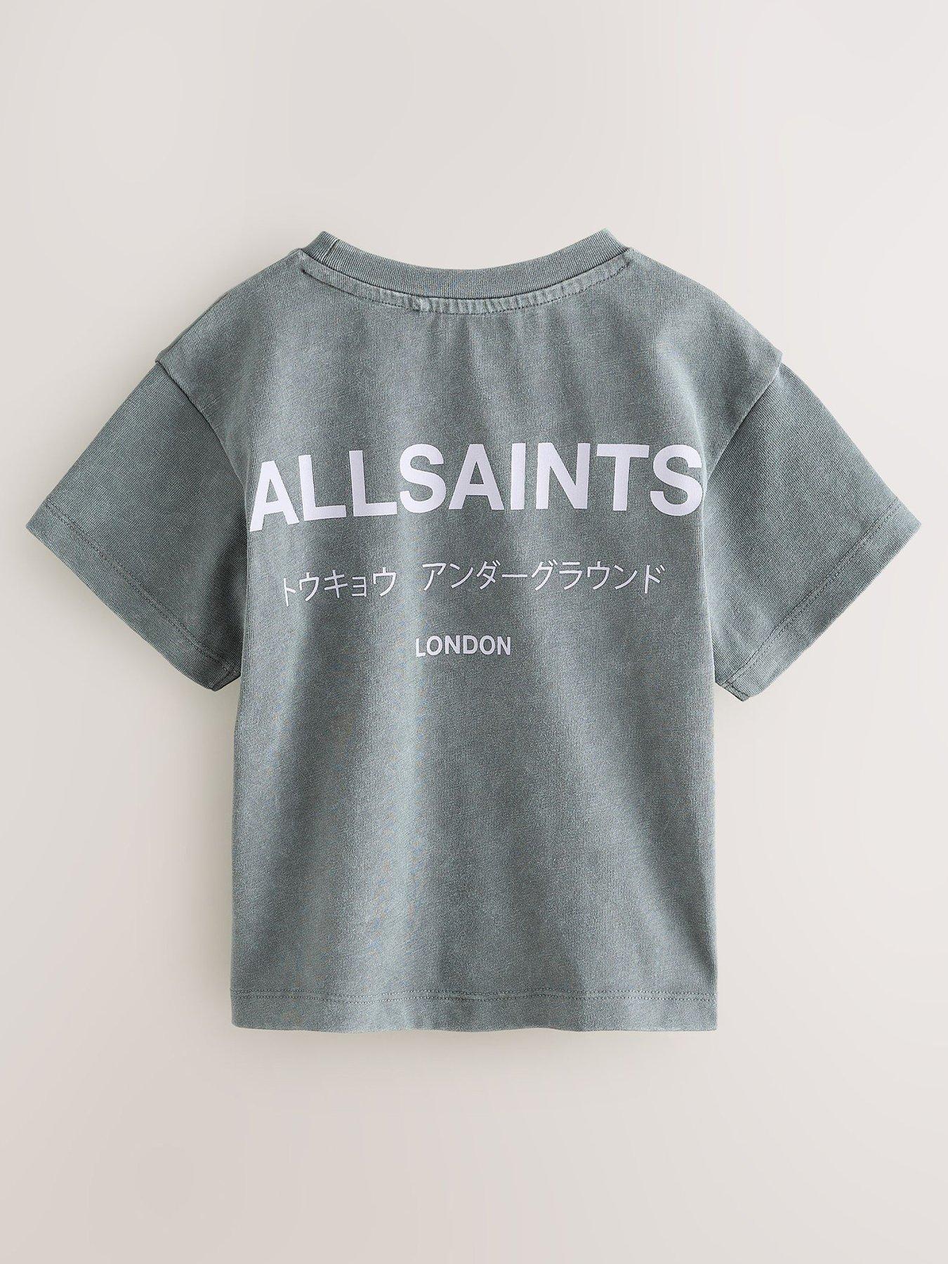 Image 3 of 7 of smALLSAINTS Younger Boys Underground Washed Short Sleeve T-shirt - Grey