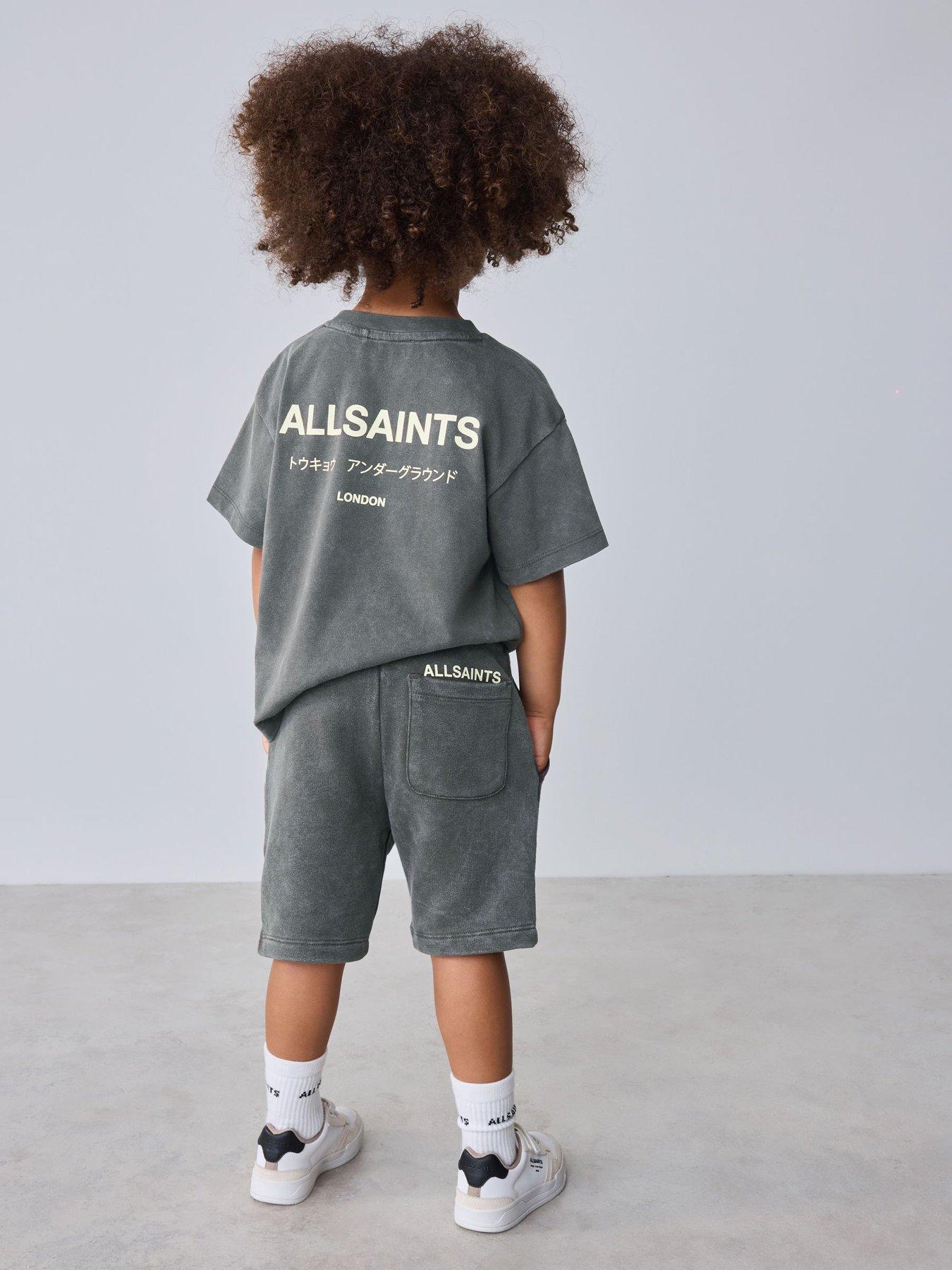 Image 5 of 7 of smALLSAINTS Younger Boys Underground Washed Short Sleeve T-shirt - Grey