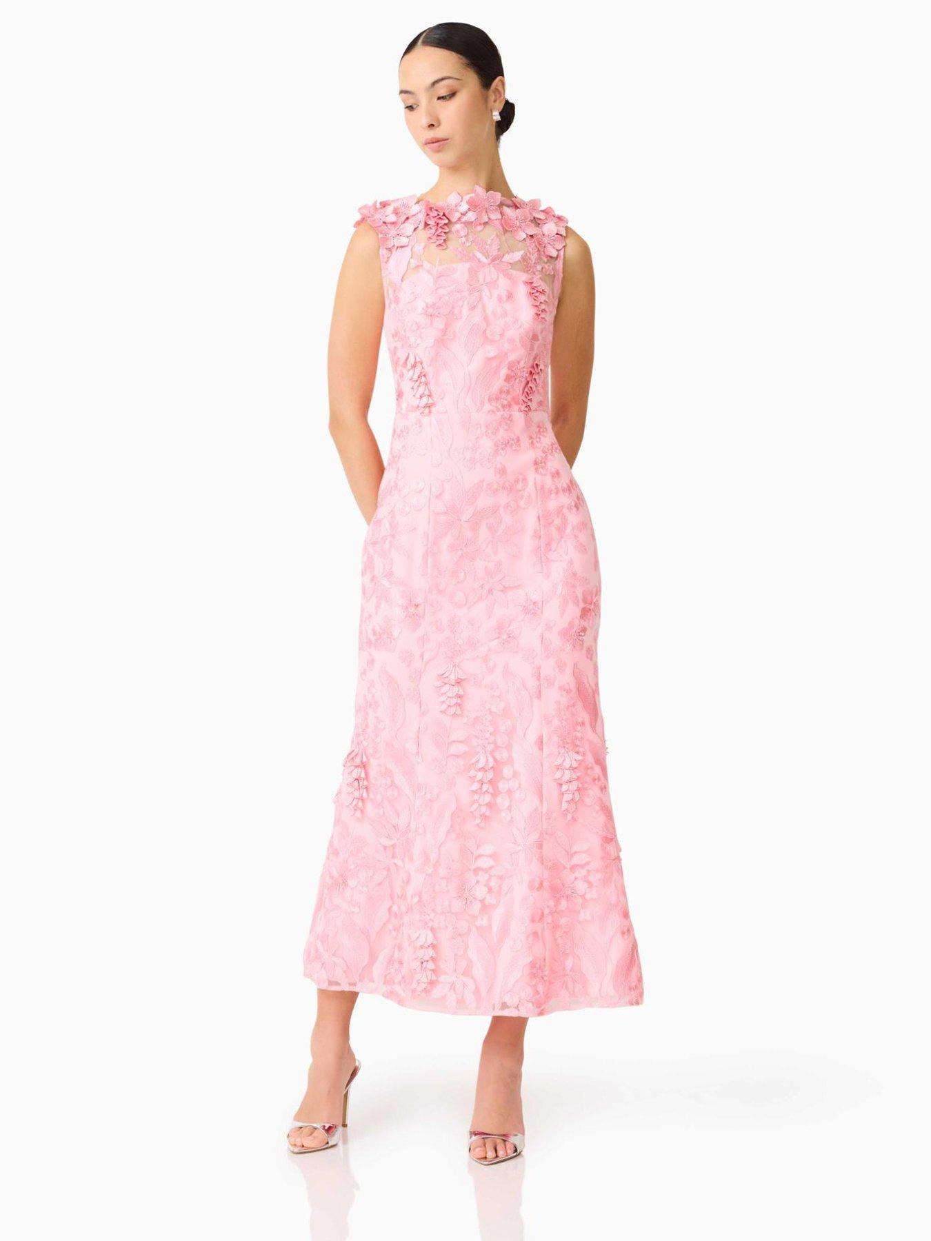 Image 4 of 7 of Elliatt Monique High Neck Gown - Pink