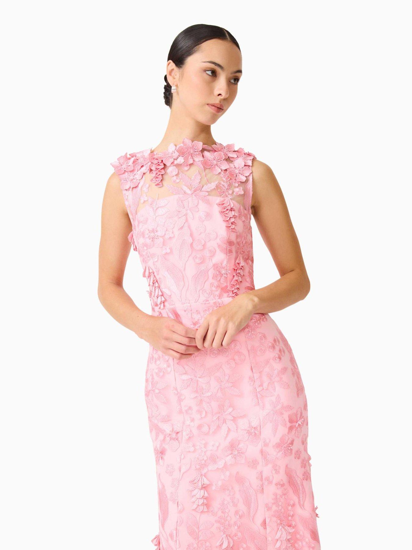 Image 5 of 7 of Elliatt Monique High Neck Gown - Pink