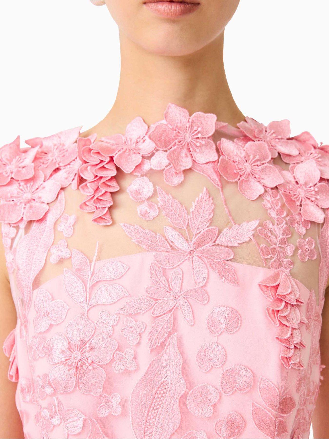 Image 6 of 7 of Elliatt Monique High Neck Gown - Pink