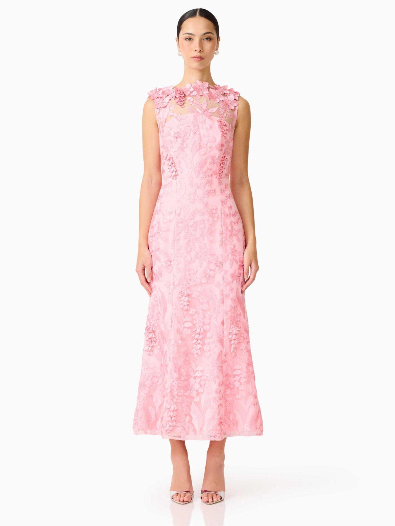 Image 7 of 7 of Elliatt Monique High Neck Gown - Pink