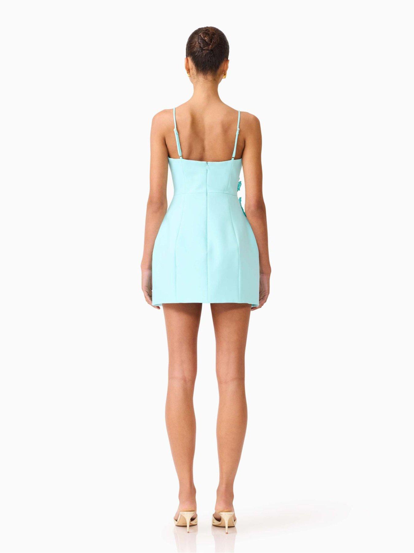 Image 2 of 6 of Elliatt Stella Tulip Mini Dress - Blue