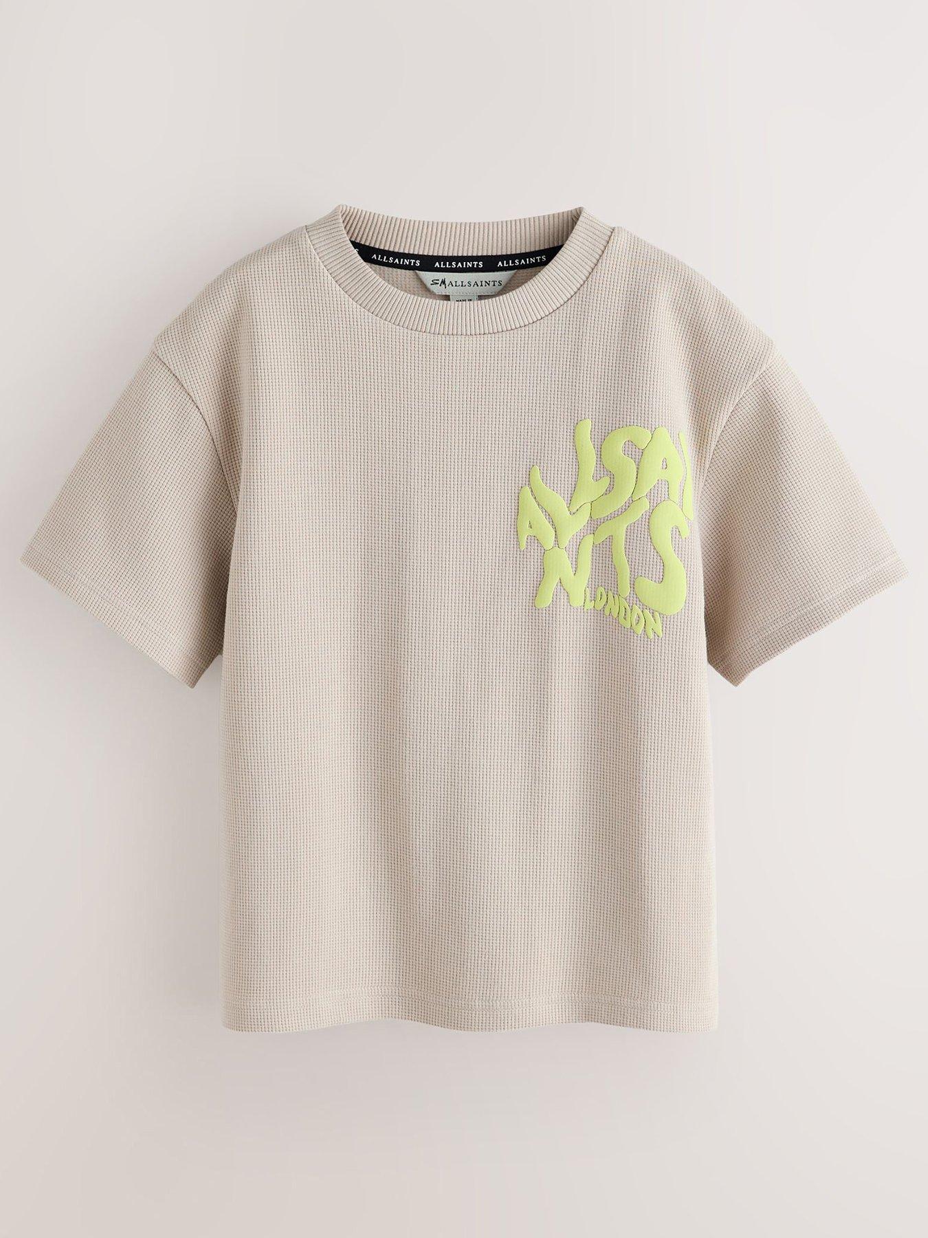 Image 2 of 7 of smALLSAINTS Boys Orlando Short Sleeve T-shirt - Beige