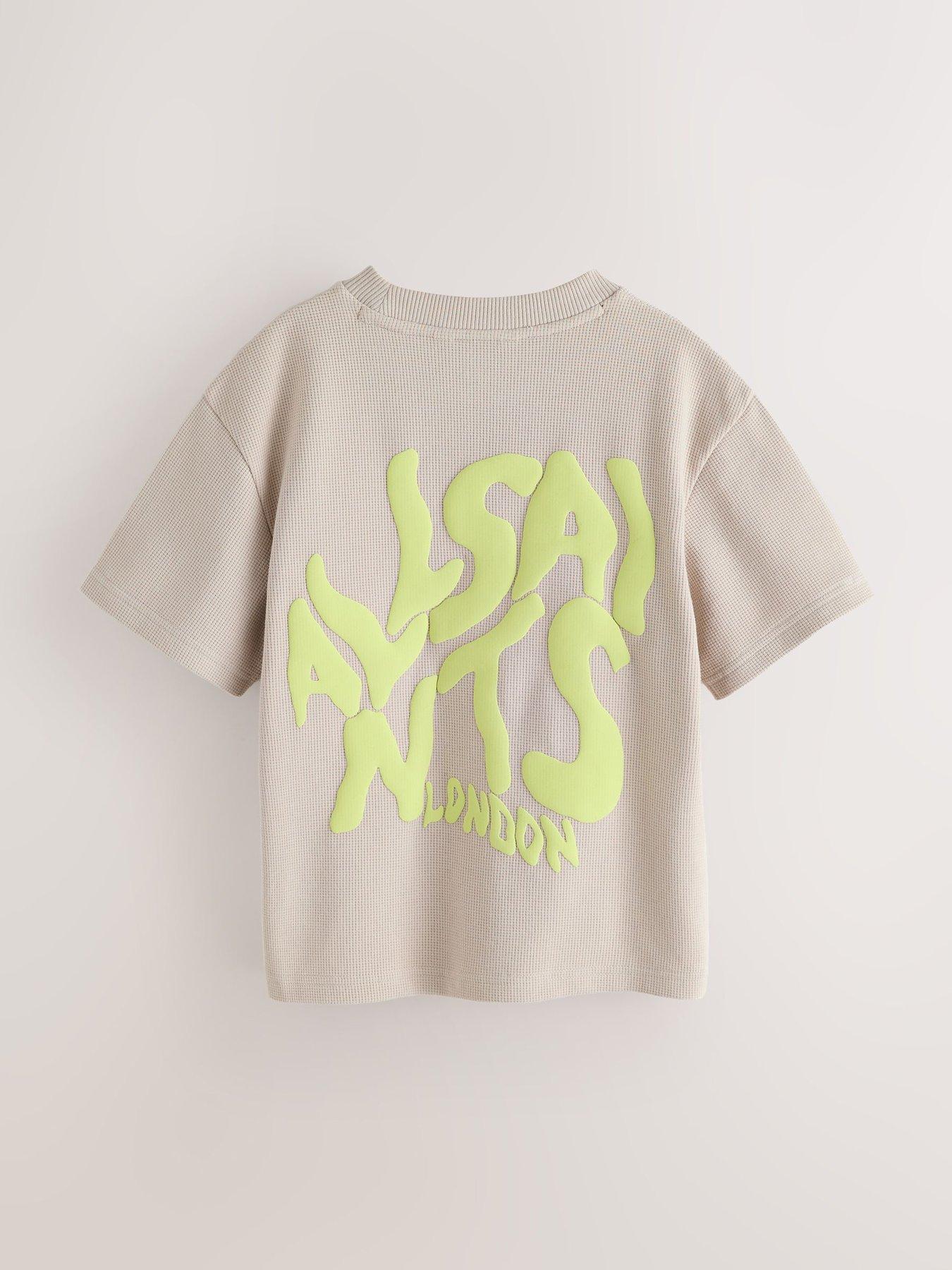 Image 5 of 7 of smALLSAINTS Boys Orlando Short Sleeve T-shirt - Beige