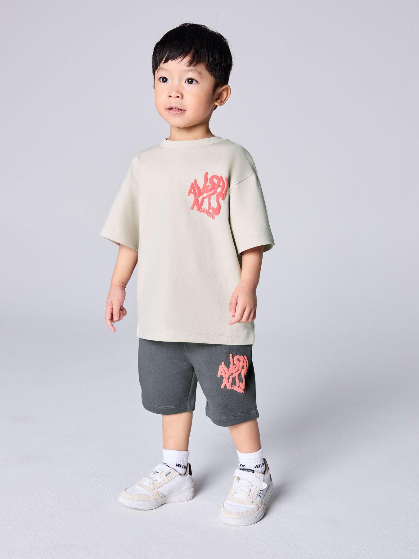 smALLSAINTS Orlando T-Shirt & Shorts Set, Multi, Size Age: 4-5 Years