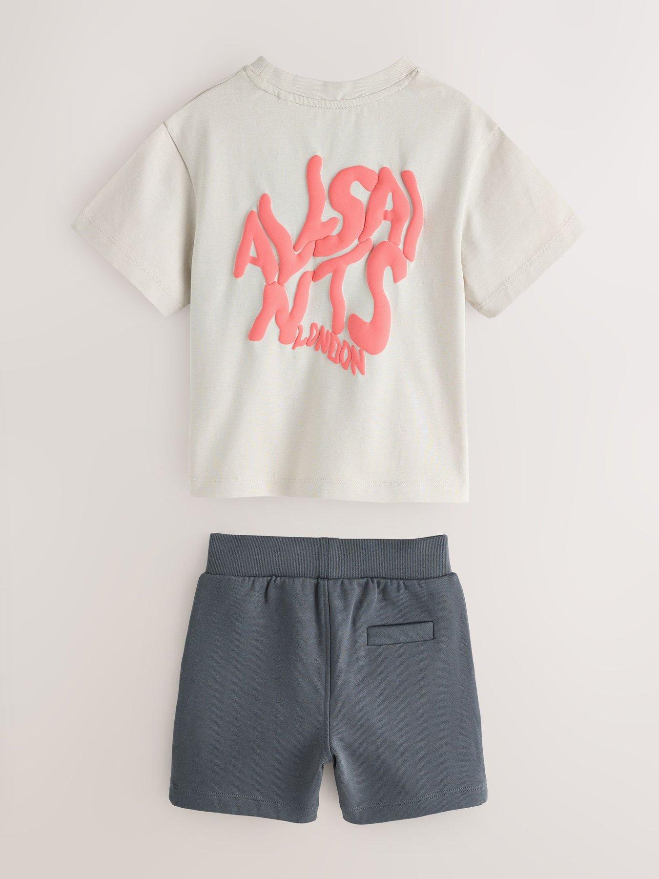 Image 6 of 7 of smALLSAINTS Younger Boys Orlando T-shirt &amp; Shorts Set - Multi