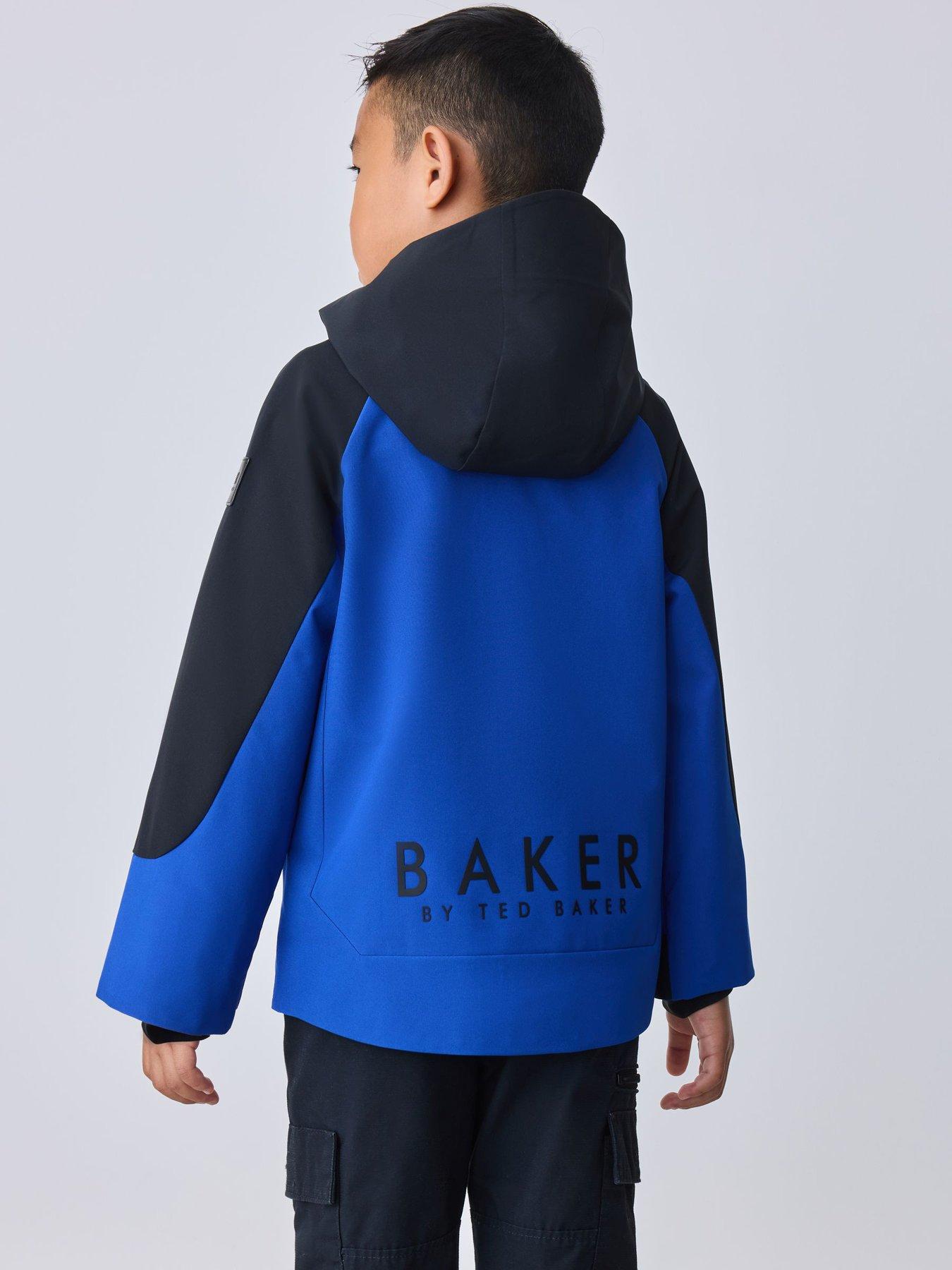 Image 2 of 7 of Ted Baker Boys Coloublock Lightweight Jacket - Blue