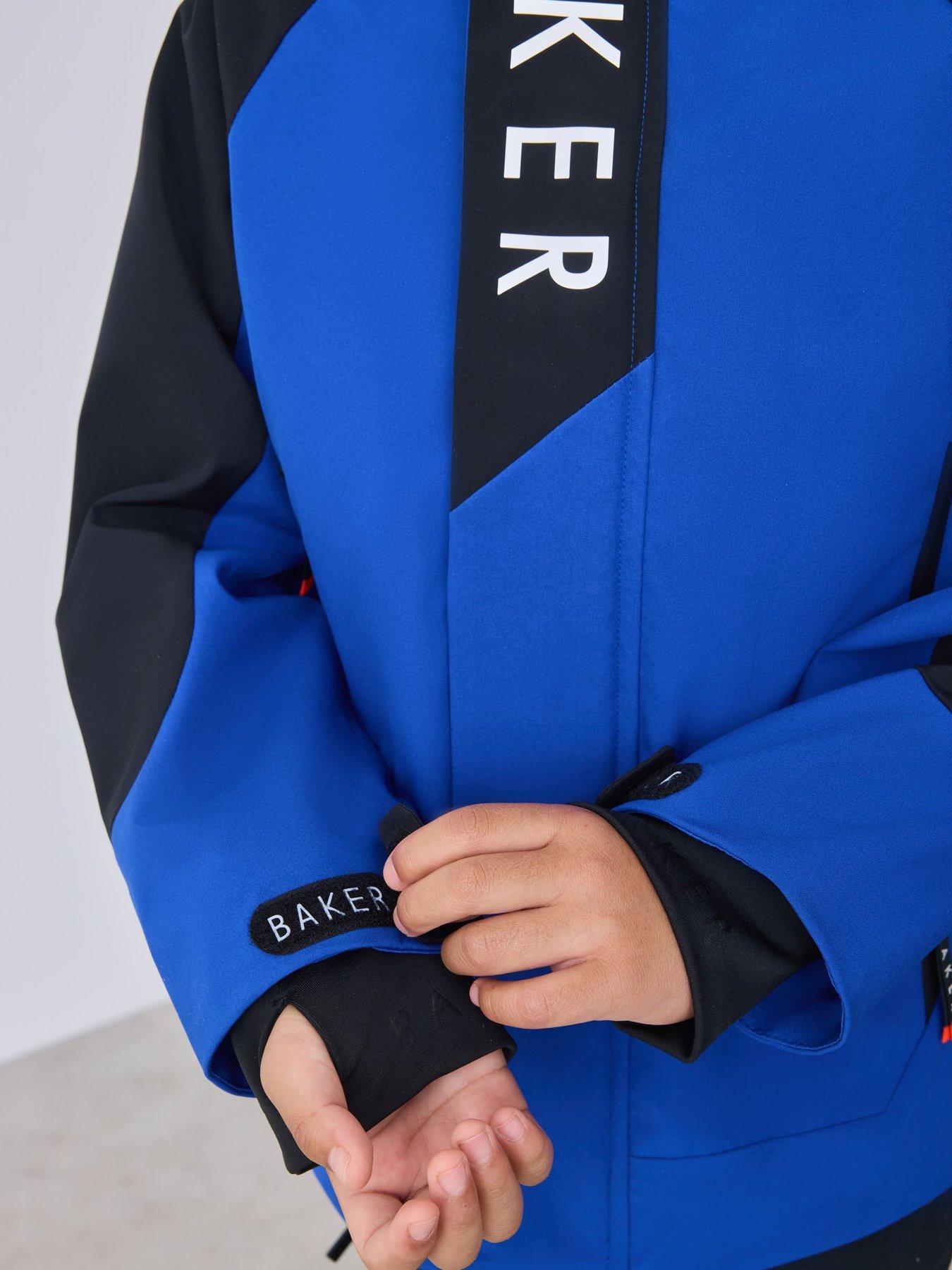Image 4 of 7 of Ted Baker Boys Coloublock Lightweight Jacket - Blue