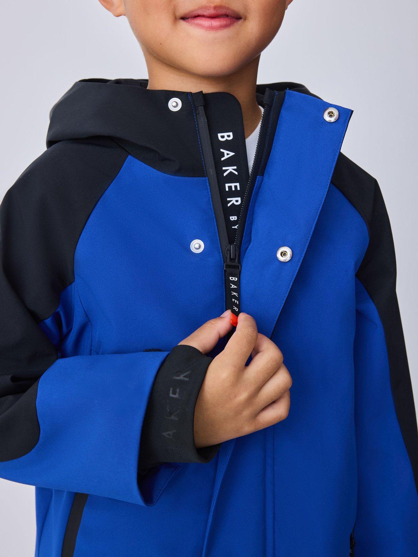 Image 7 of 7 of Ted Baker Boys Coloublock Lightweight Jacket - Blue