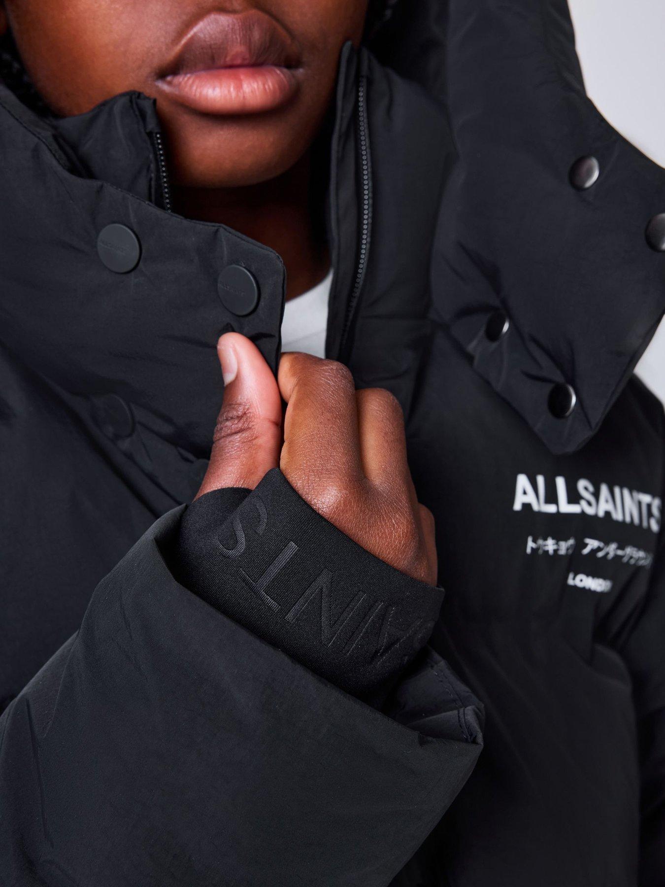 Image 4 of 7 of smALLSAINTS Girls Underground Short Padded Coat - Black