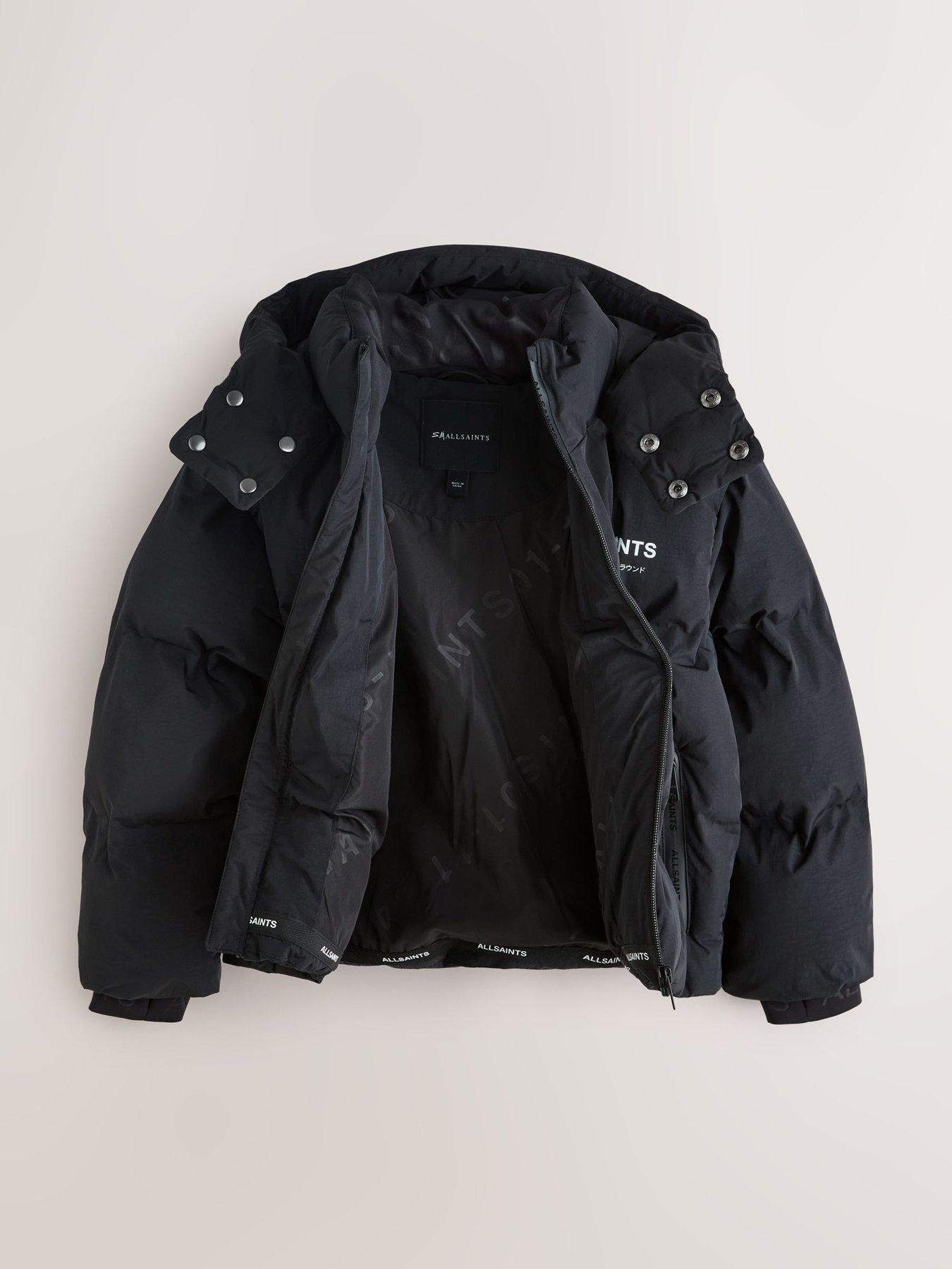 Image 6 of 7 of smALLSAINTS Girls Underground Short Padded Coat - Black
