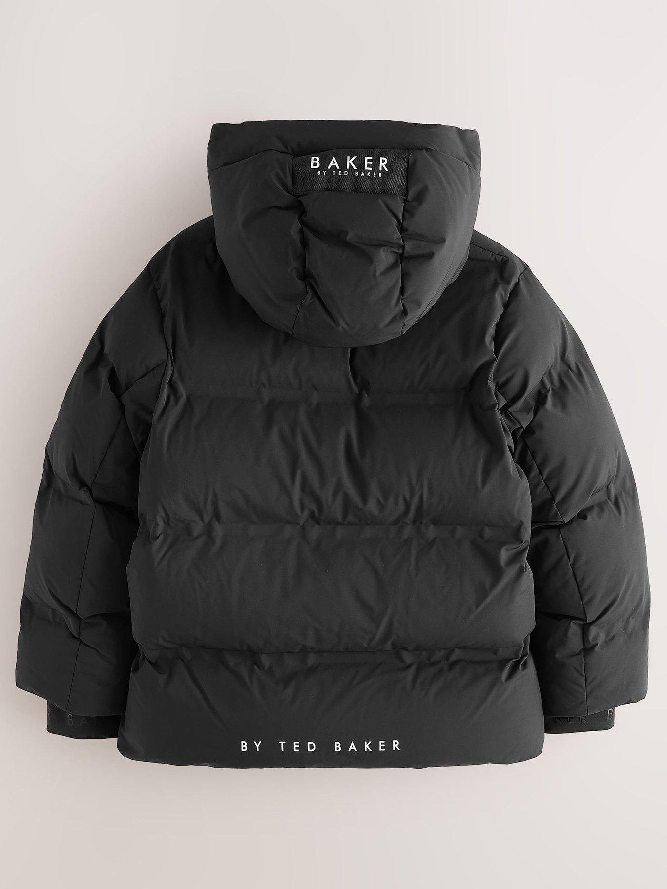 Image 3 of 7 of Ted Baker Boys Shower Resistant Padded Coat - Black