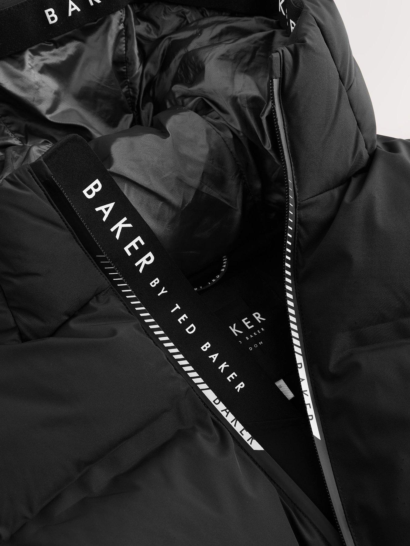 Image 4 of 7 of Ted Baker Boys Shower Resistant Padded Coat - Black
