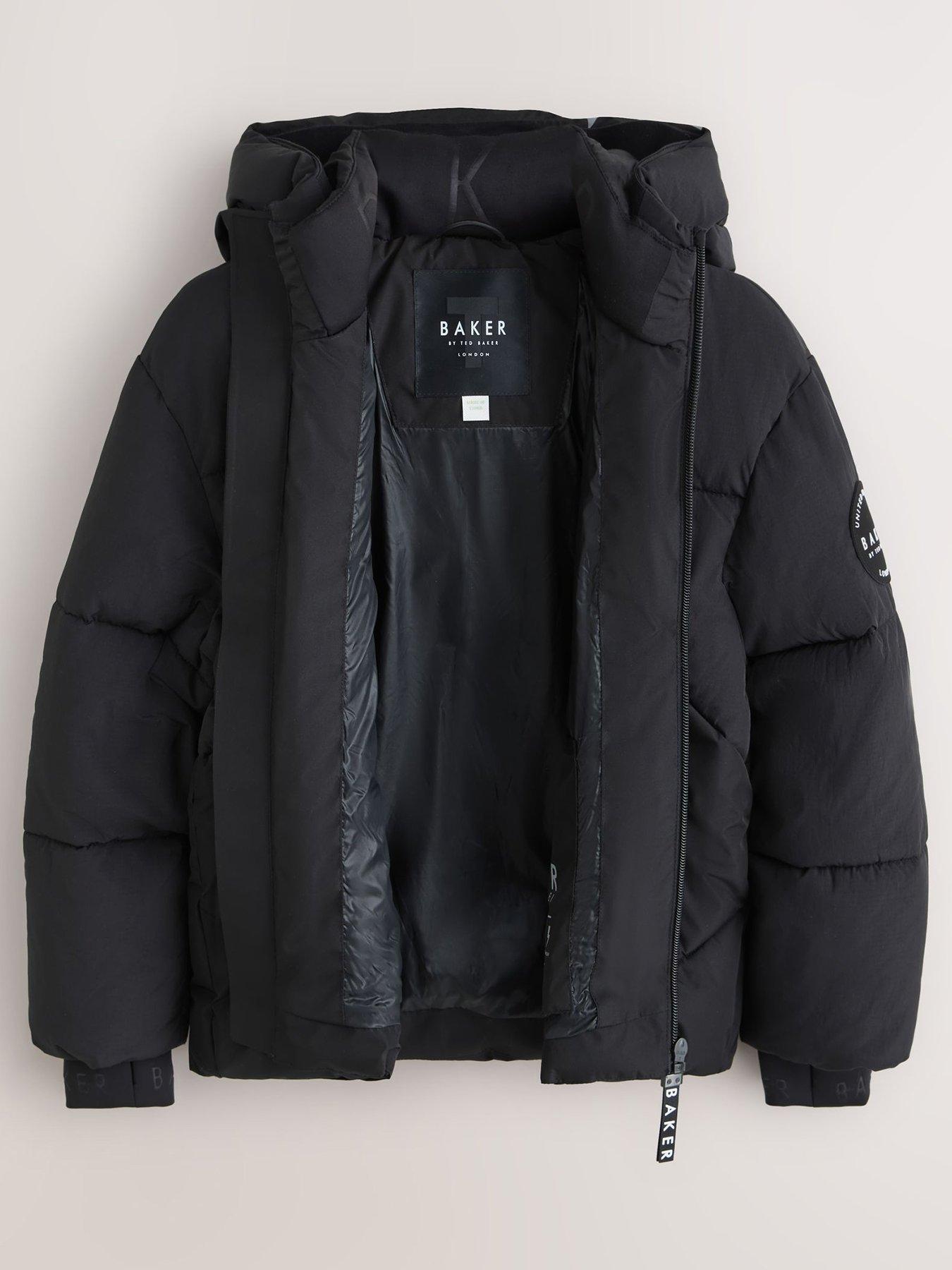 Image 2 of 7 of Ted Baker Boys Shower Resistant Padded Coat - Black