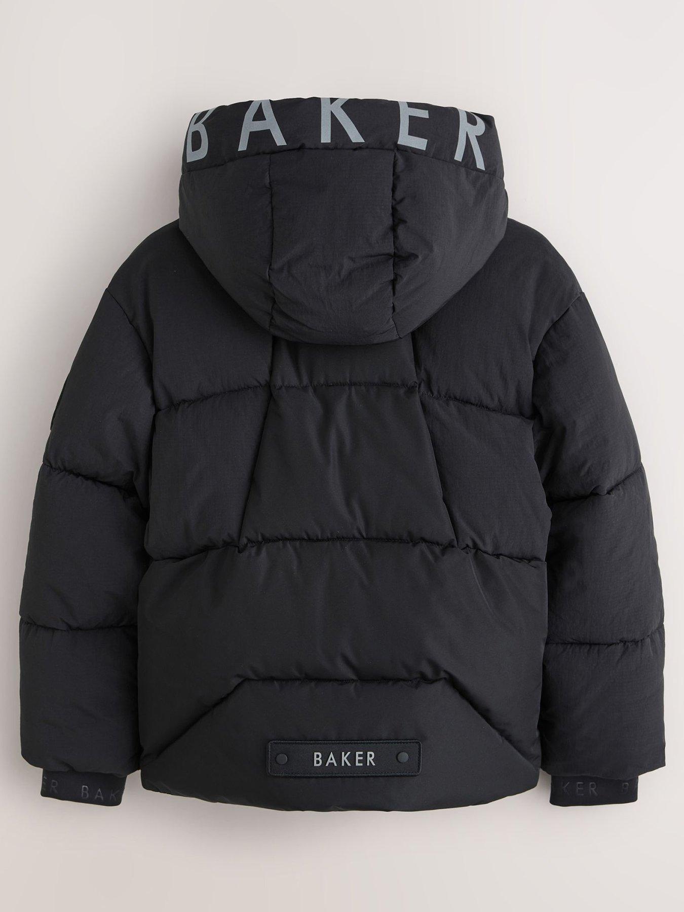 Image 3 of 7 of Ted Baker Boys Shower Resistant Padded Coat - Black