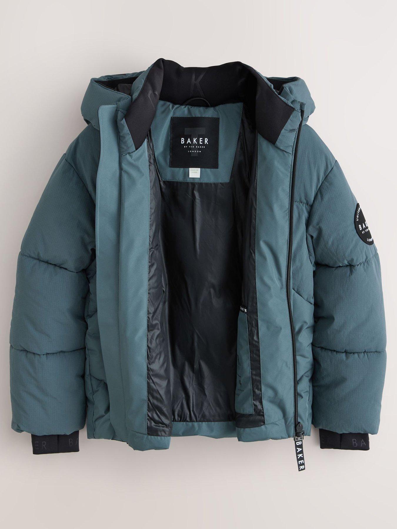Image 2 of 7 of Ted Baker Boys Shower Resistant Padded Coat - Blue