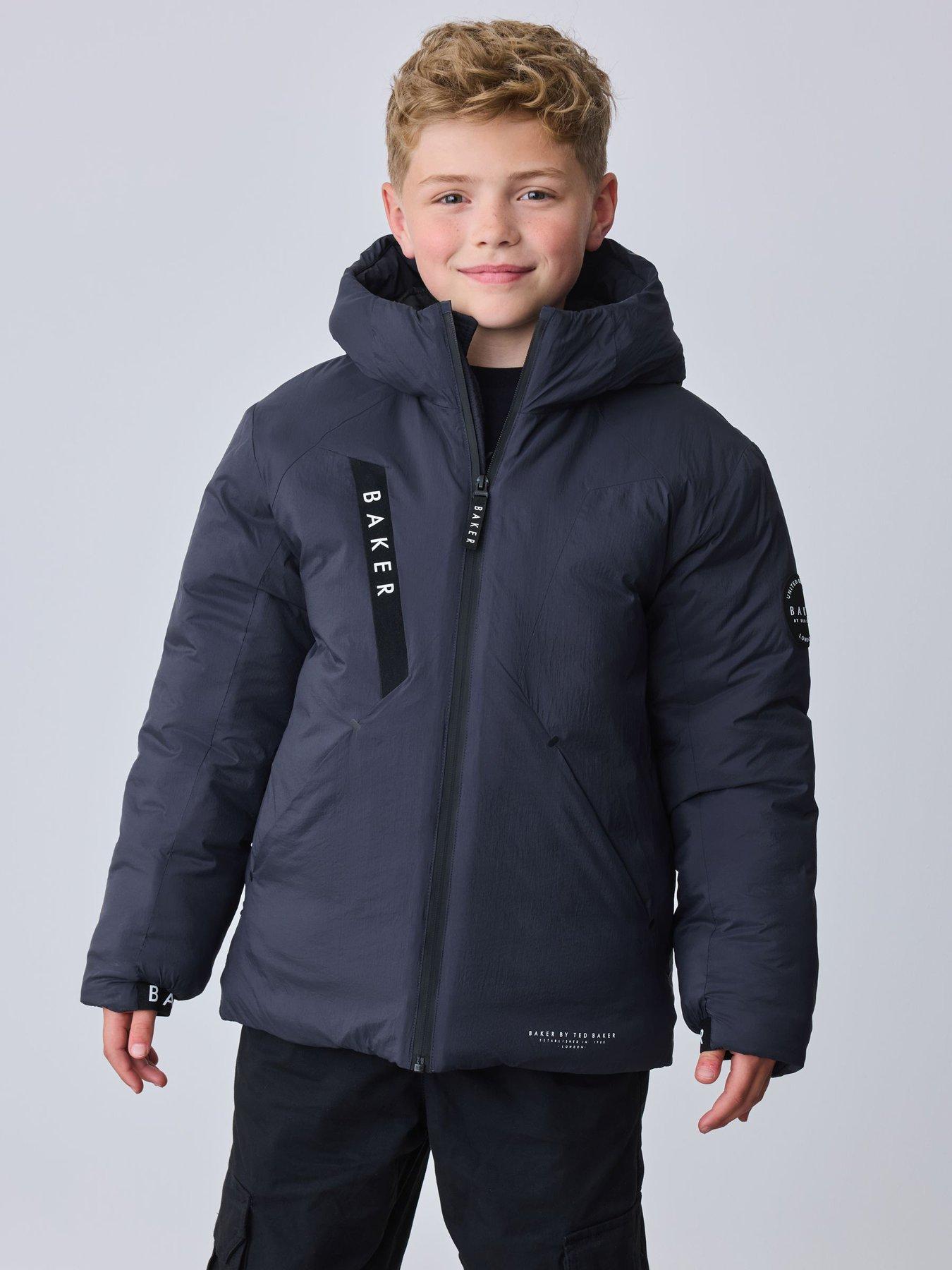 Image 1 of 7 of Ted Baker Boys Mid Padded Coat - Blue
