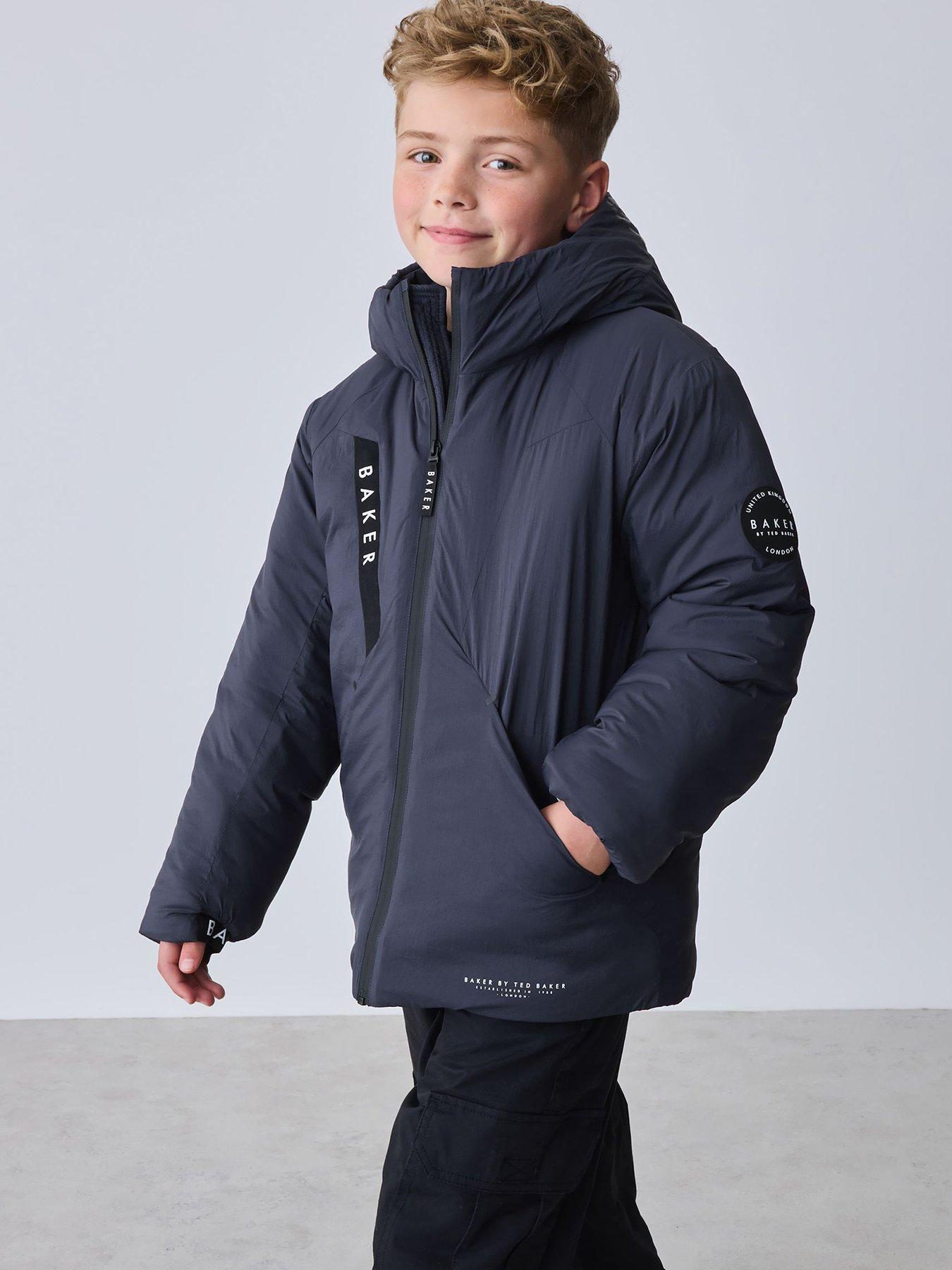 Image 3 of 7 of Ted Baker Boys Mid Padded Coat - Blue