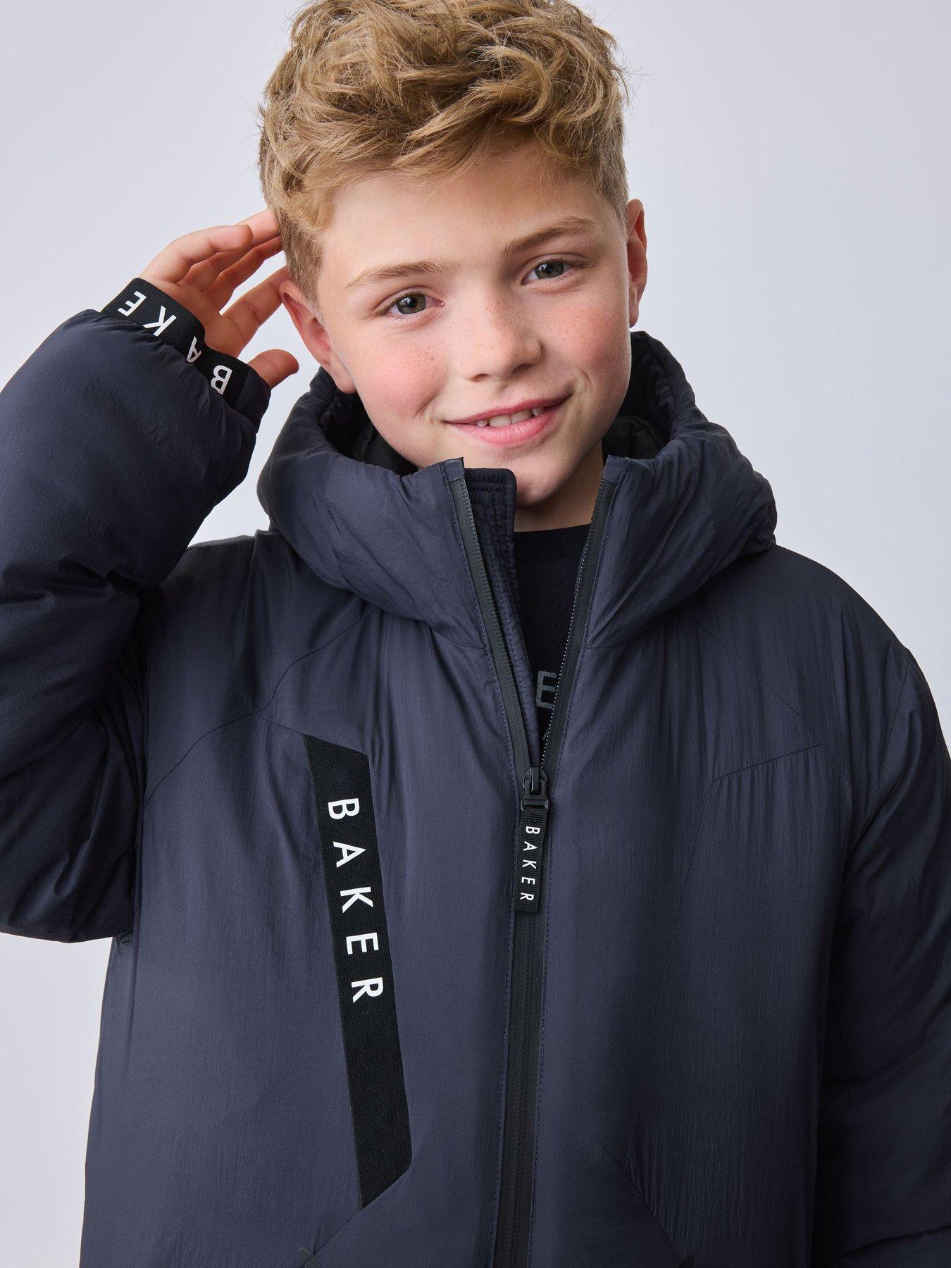 Image 4 of 7 of Ted Baker Boys Mid Padded Coat - Blue