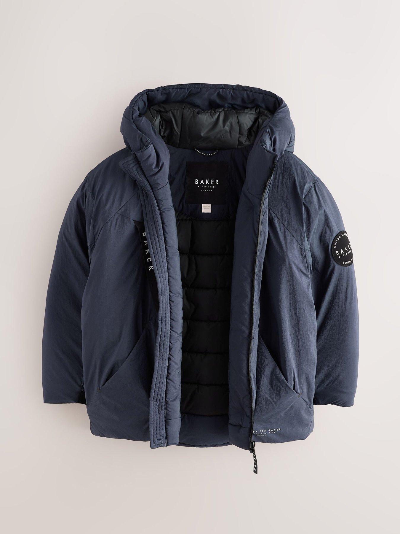 Image 6 of 7 of Ted Baker Boys Mid Padded Coat - Blue