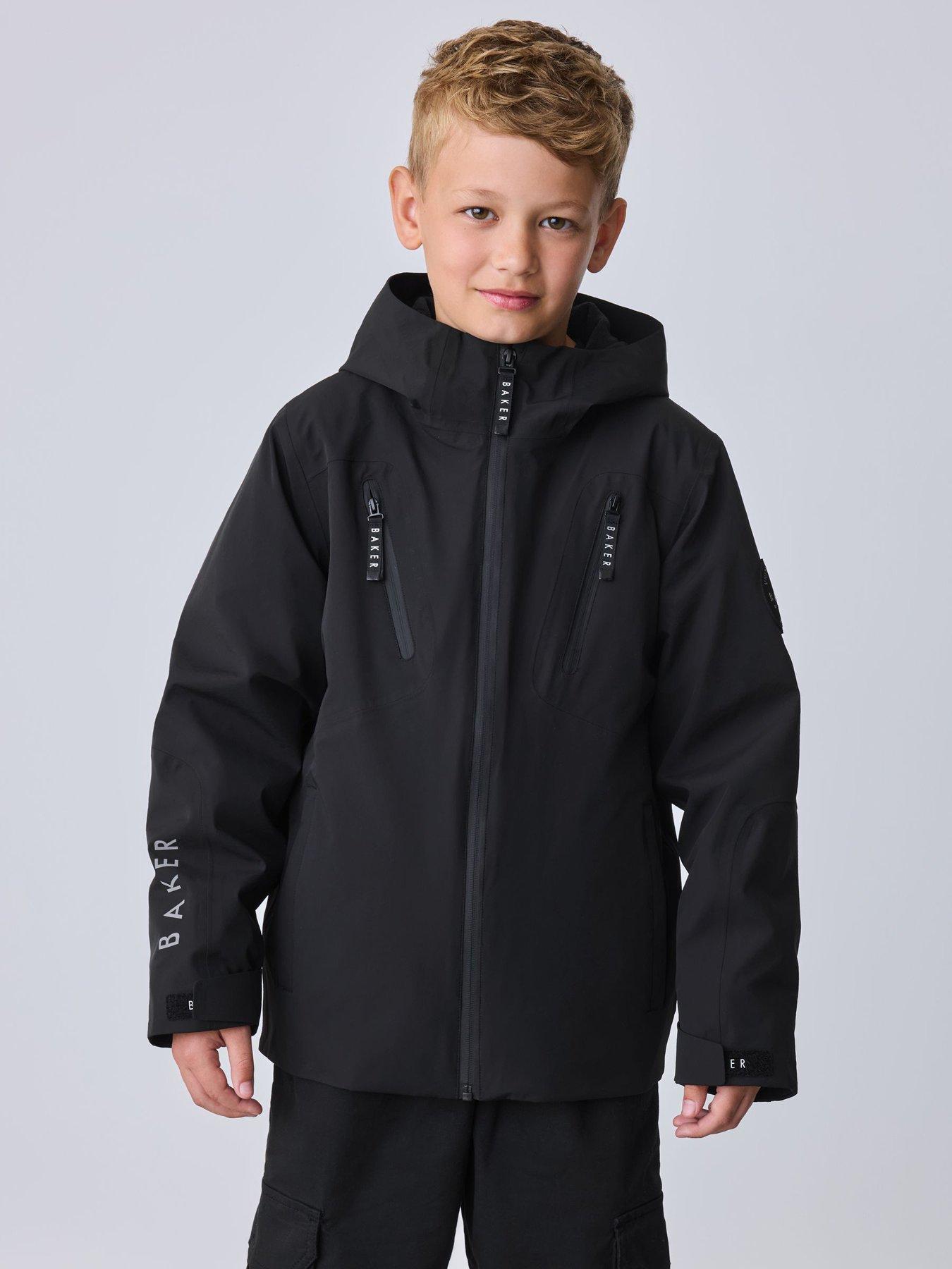 Image 1 of 7 of Ted Baker Boys Waterproof Lightweight Jacket - Black