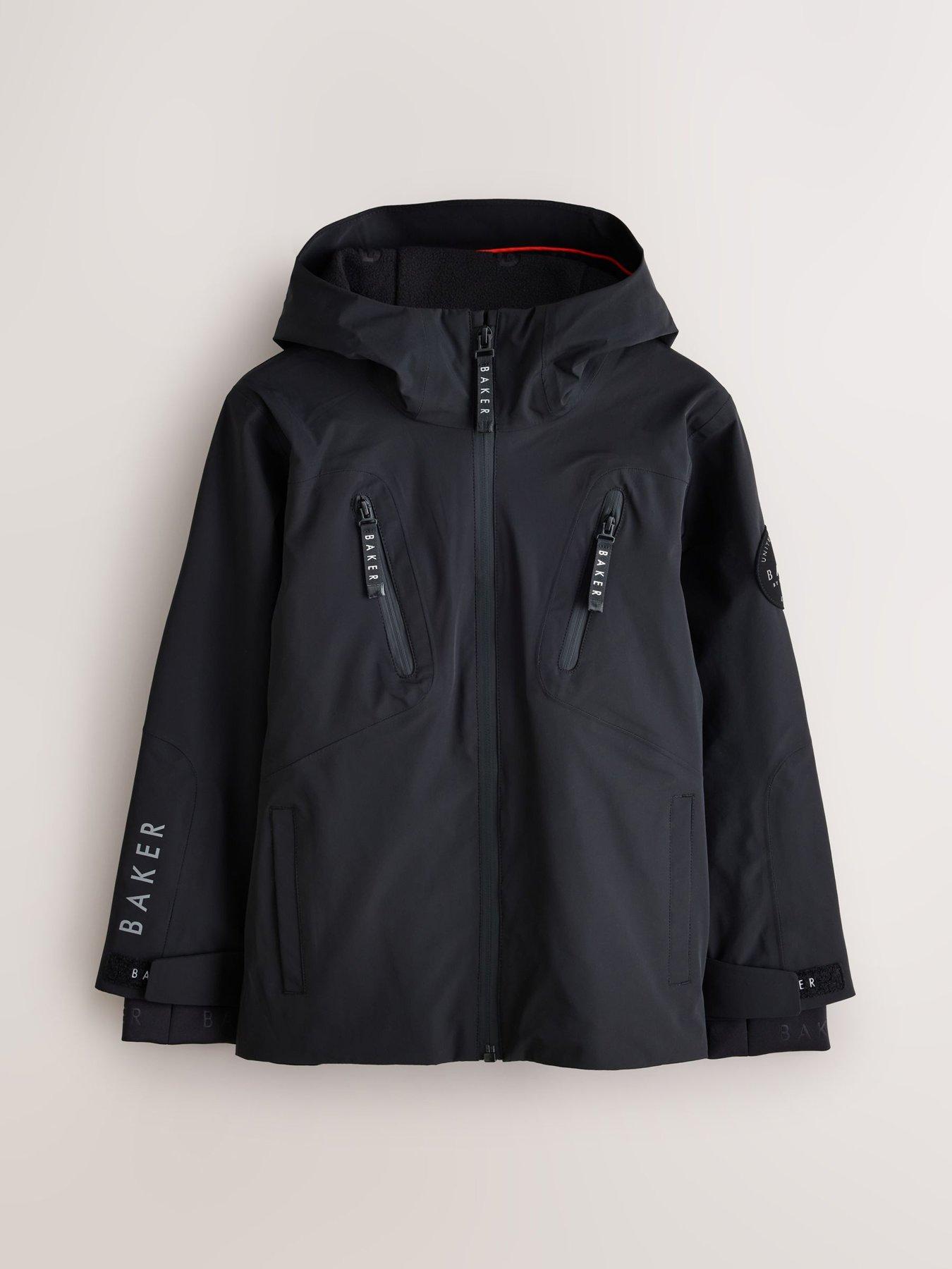 Image 5 of 7 of Ted Baker Boys Waterproof Lightweight Jacket - Black