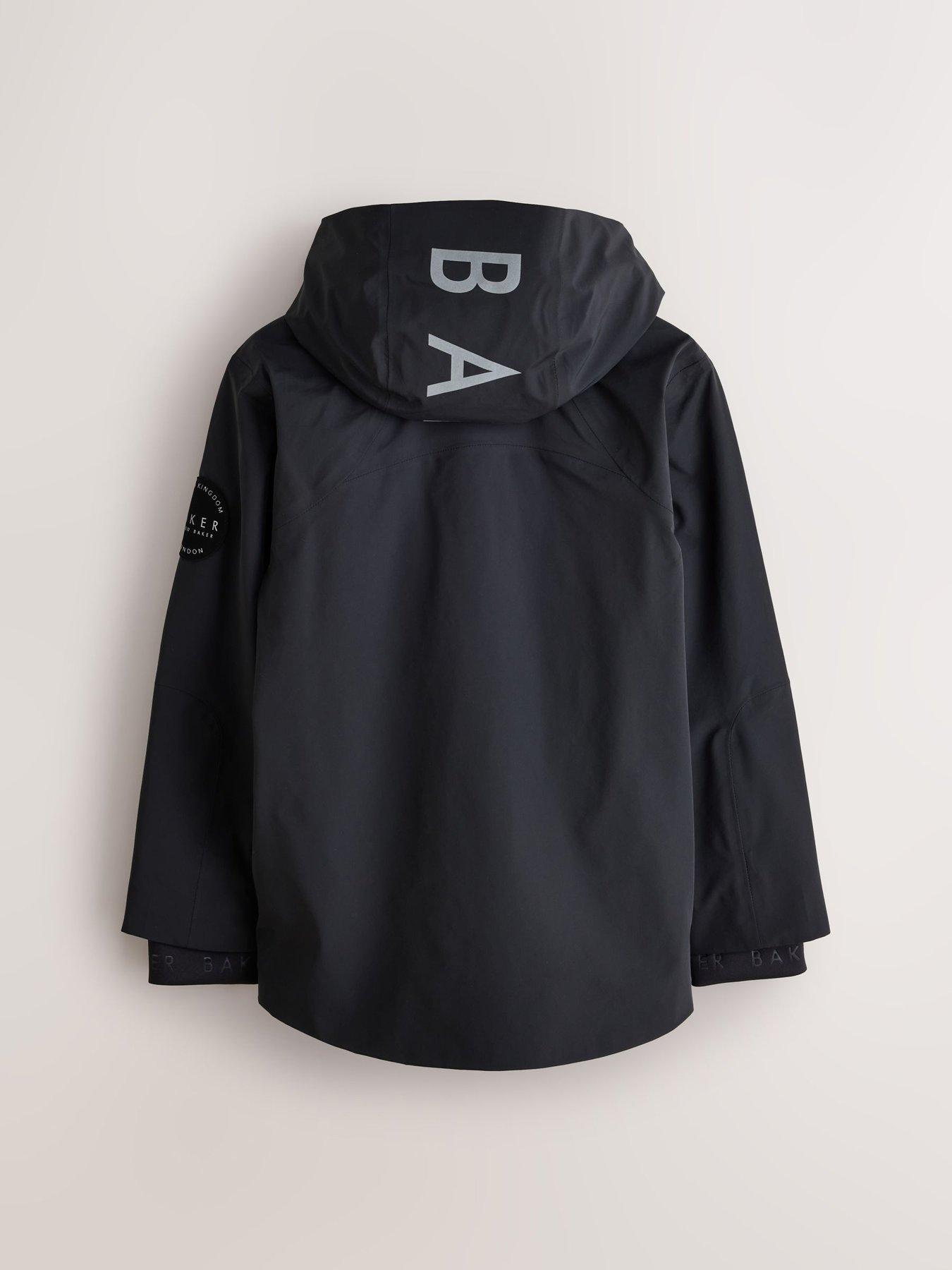 Image 7 of 7 of Ted Baker Boys Waterproof Lightweight Jacket - Black