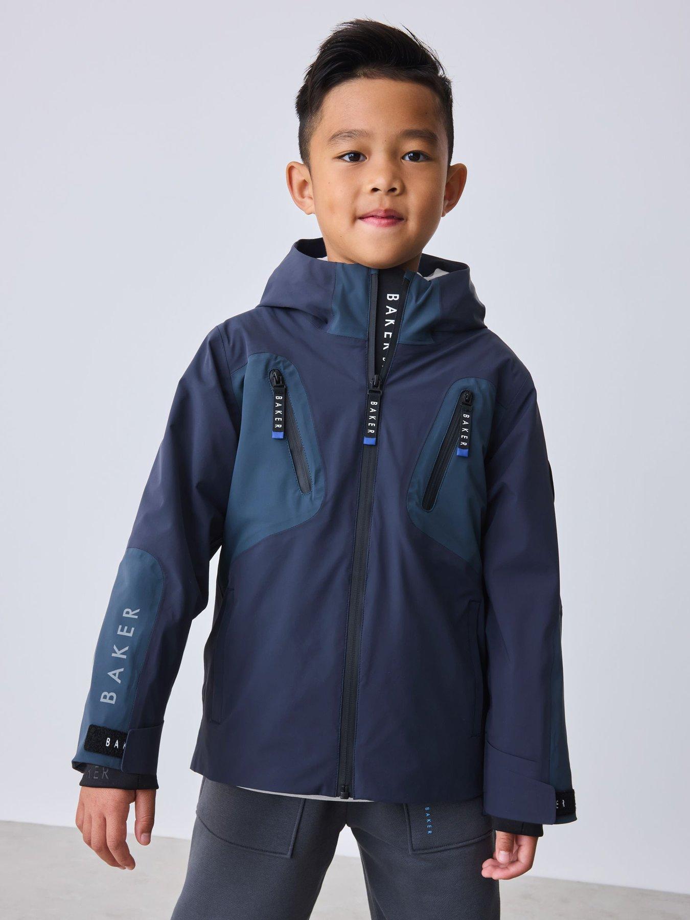 Image 1 of 7 of Ted Baker Boys Waterproof Lightweight Jacket - Blue