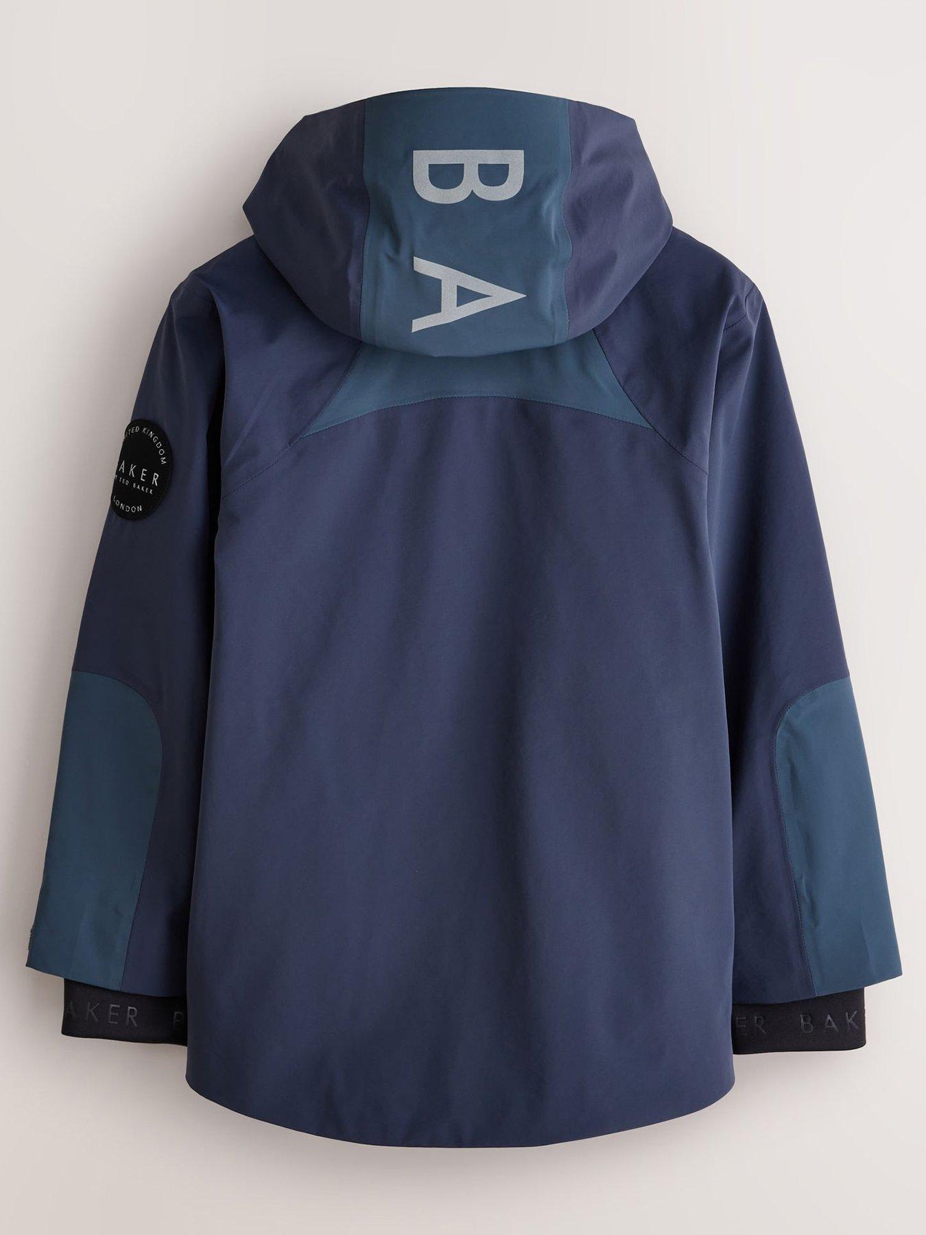 Image 3 of 7 of Ted Baker Boys Waterproof Lightweight Jacket - Blue