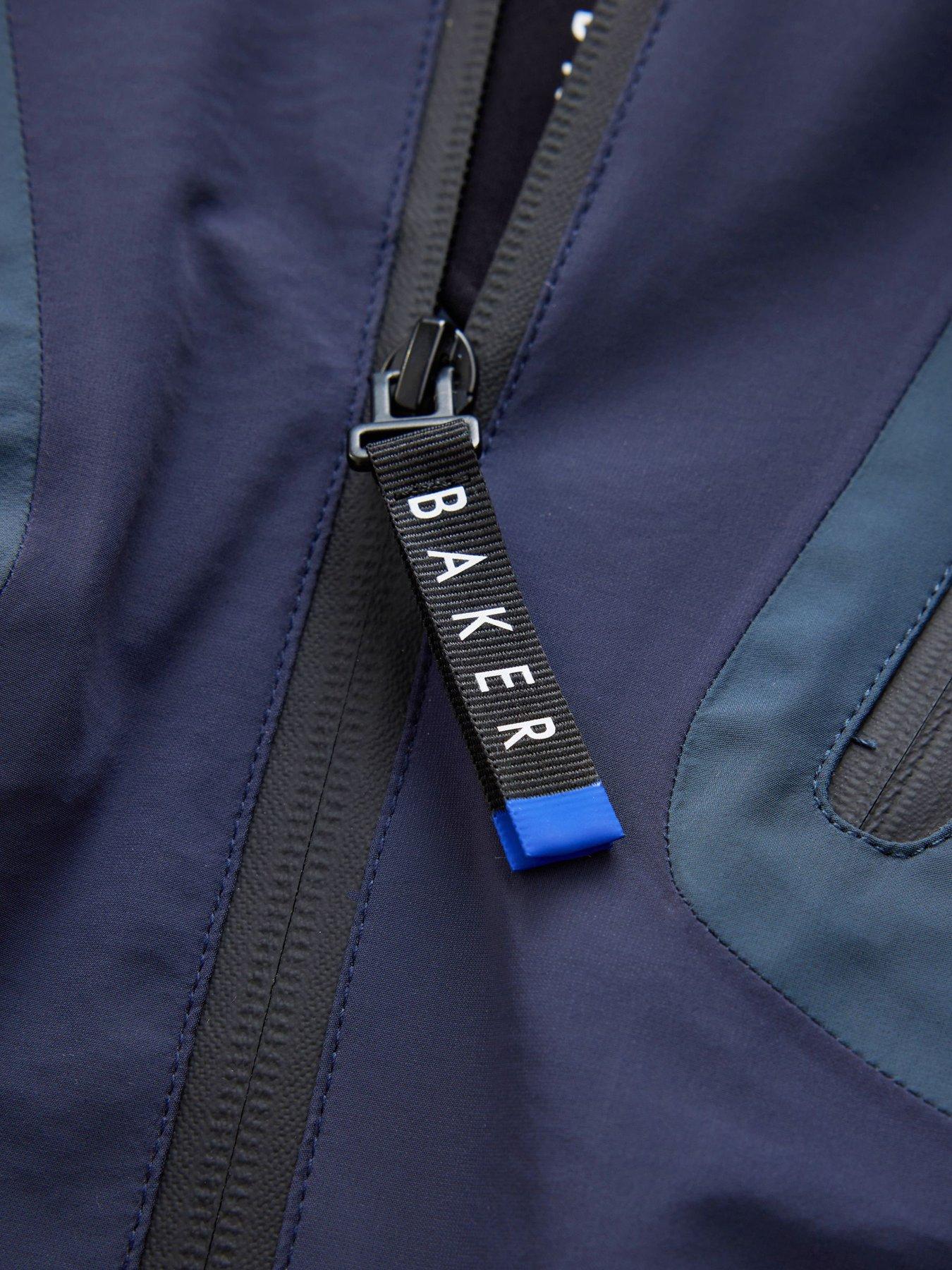 Image 4 of 7 of Ted Baker Boys Waterproof Lightweight Jacket - Blue