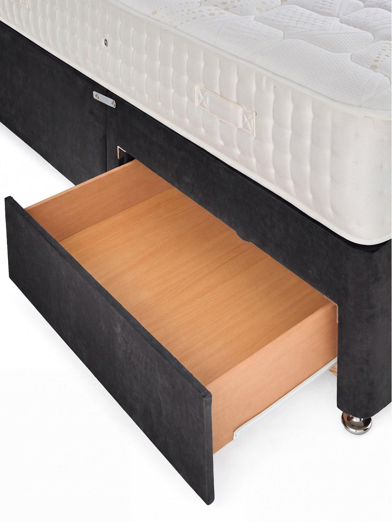 Image 6 of 7 of The Very Collection Sheridan Double Divan & Hb With 2 Drawers & Natural Fibre Pocket 1500 Mattress