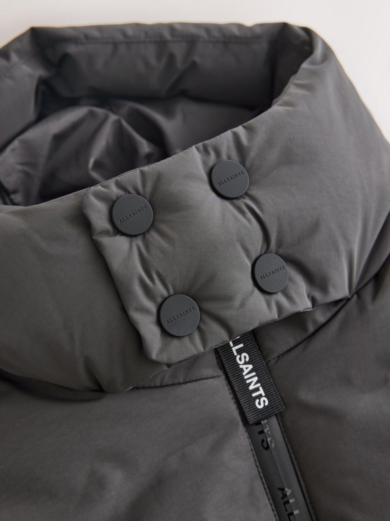 Image 5 of 7 of smALLSAINTS Younger Boys Tonal Underground Padded Coat - Grey