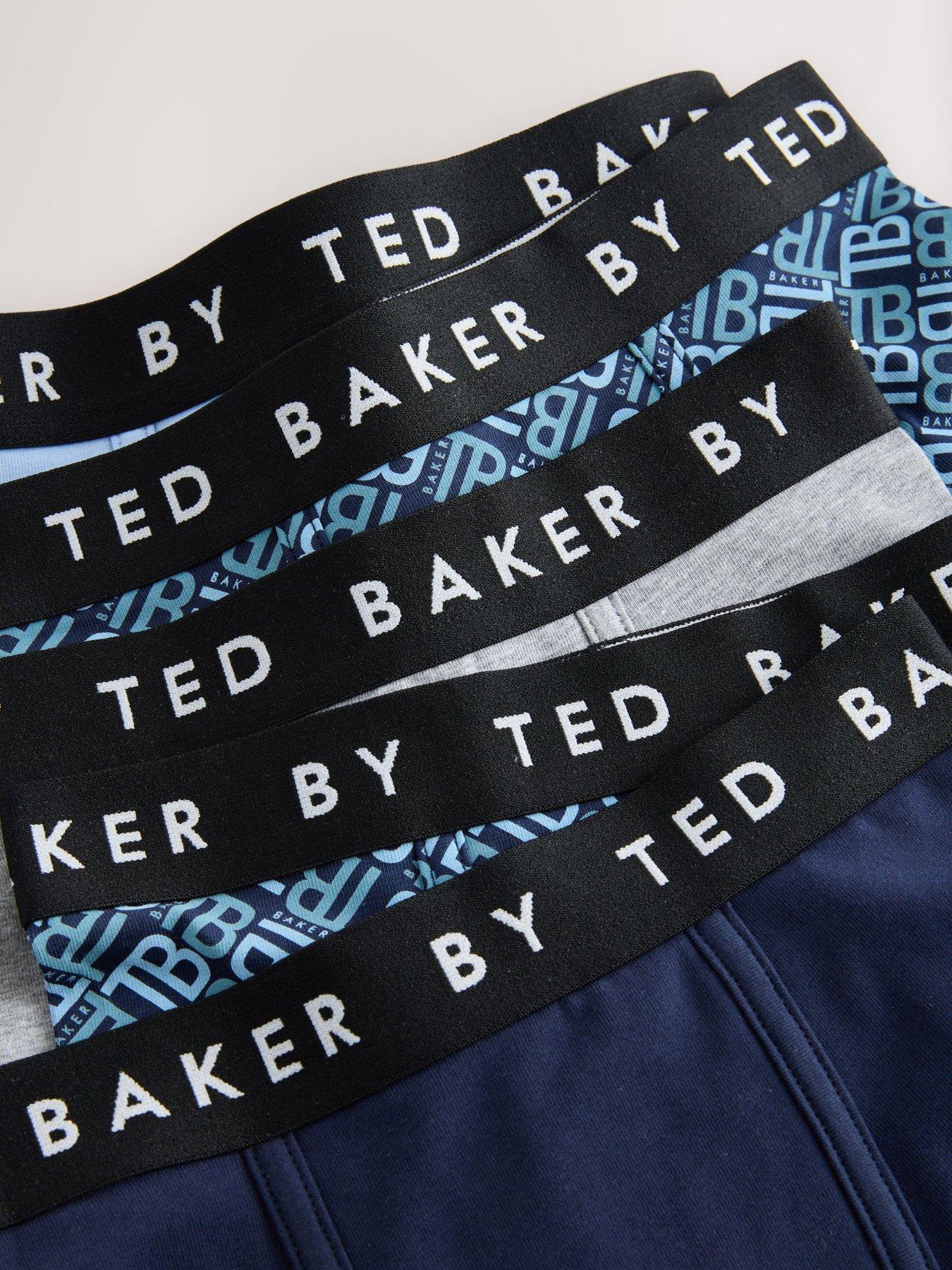 Image 7 of 7 of Ted Baker Older Boys 5 Pack Boxers - Multi