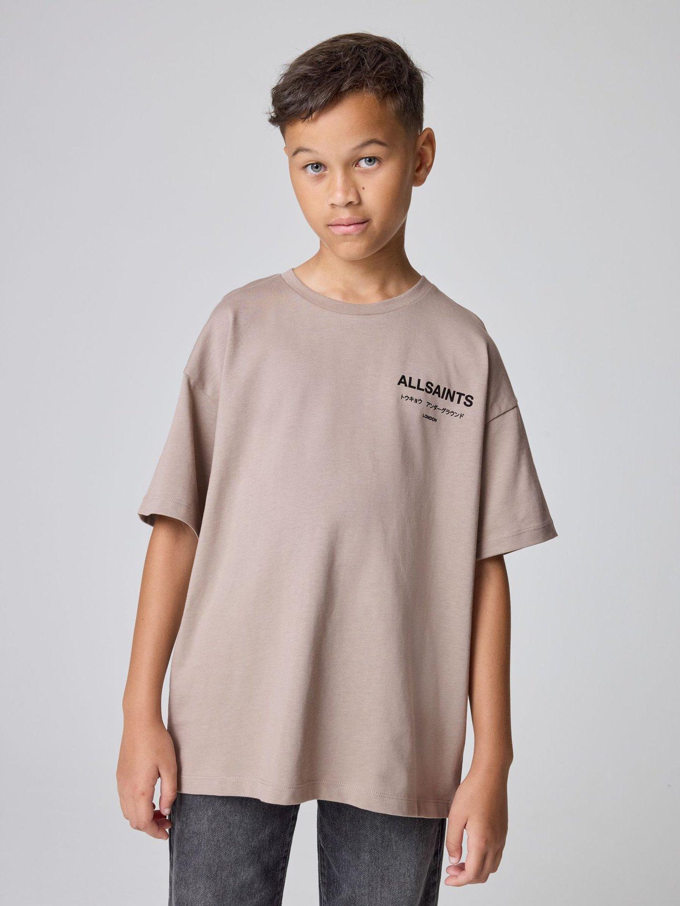 Image 1 of 7 of smALLSAINTS Boys Underground Short Sleeve Tshirt - Brown