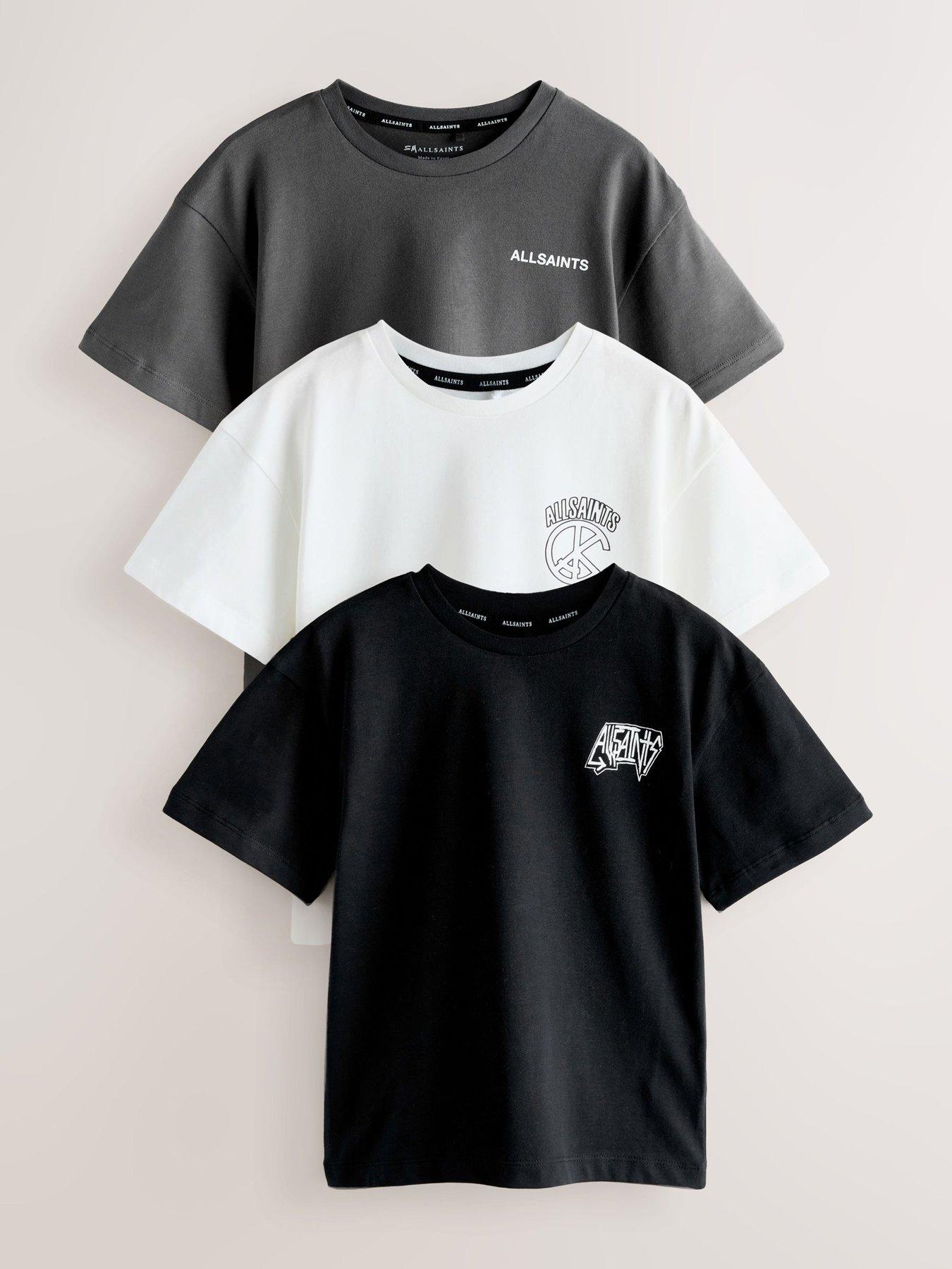 Image 1 of 7 of smALLSAINTS Boys 3 Pack Graphic Short Sleeve Tshirts - Multi