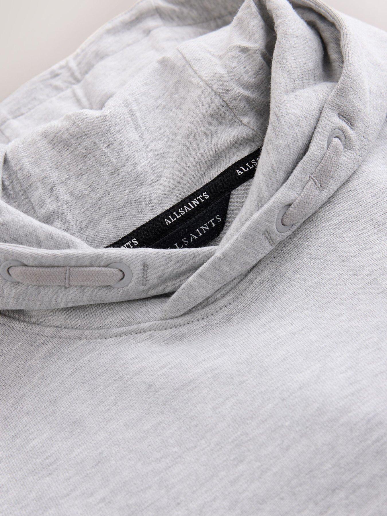 Image 4 of 7 of smALLSAINTS Hooded Sweatshirt with Logo Back Print Detail - Grey