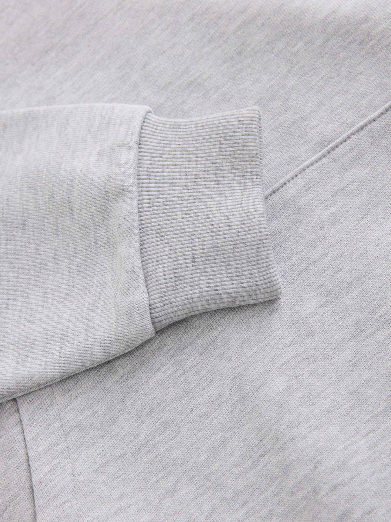 Image 5 of 7 of smALLSAINTS Hooded Sweatshirt with Logo Back Print Detail - Grey
