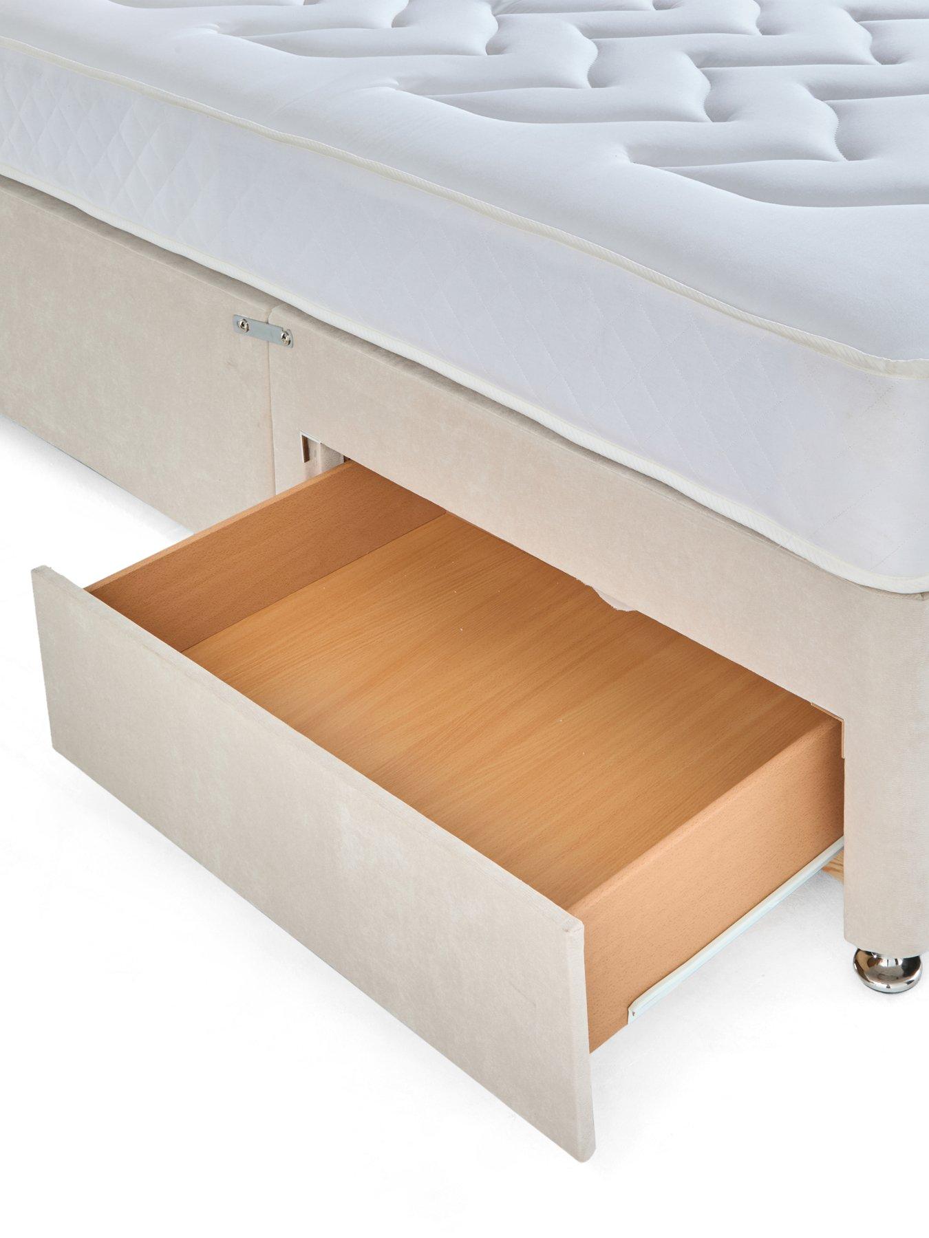 Image 6 of 7 of The Very Collection Sheridan Divan Base with 2 Drawers + Headboard + &nbsp;Ortho Quilted 12.5g Spring Mattress