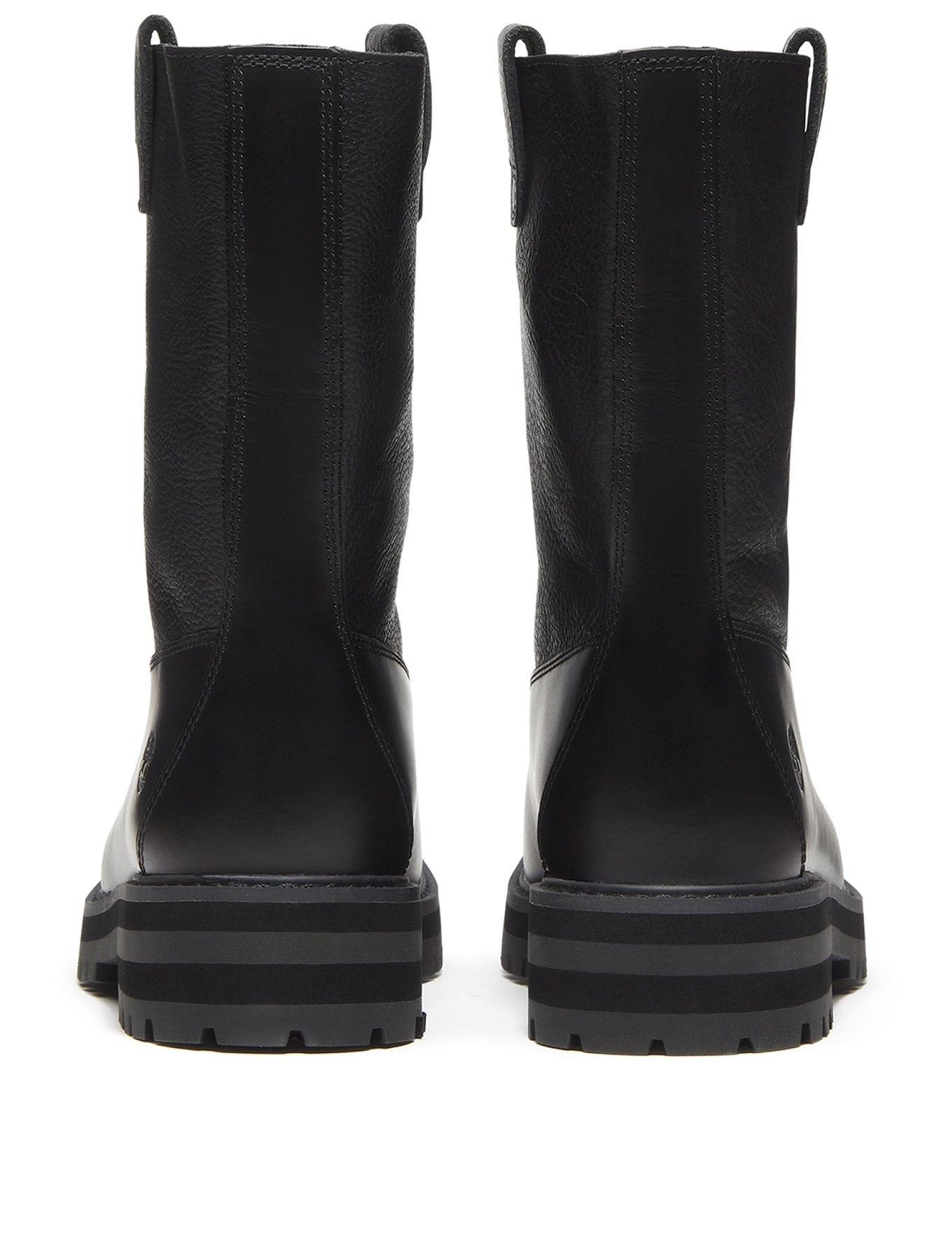 Image 3 of 7 of Timberland Britton Drive Mid Pull On Boot Black Full Grain
