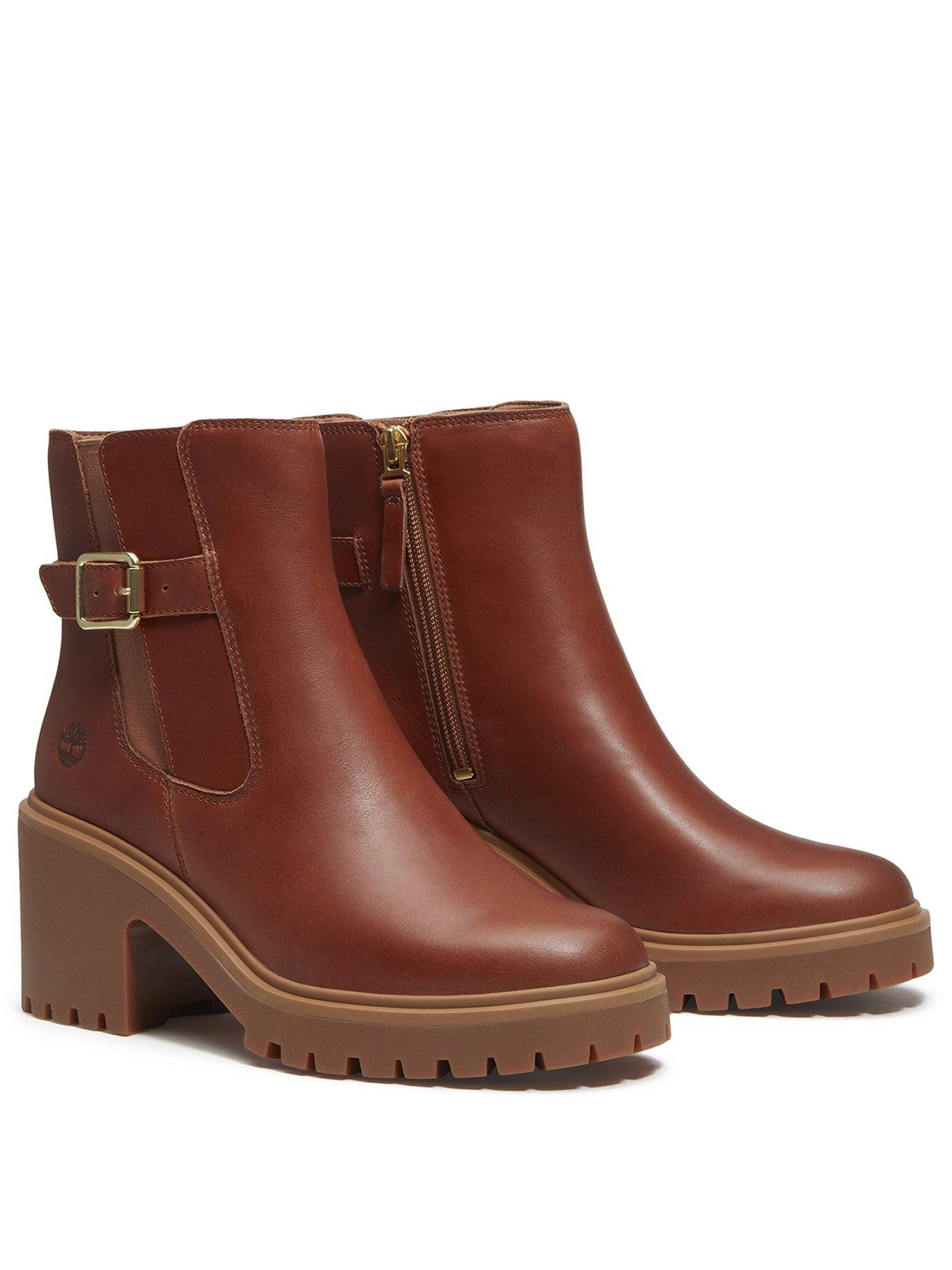 Image 2 of 7 of Timberland Stone Heights Mid Chelsea Boot Rust Full Grain