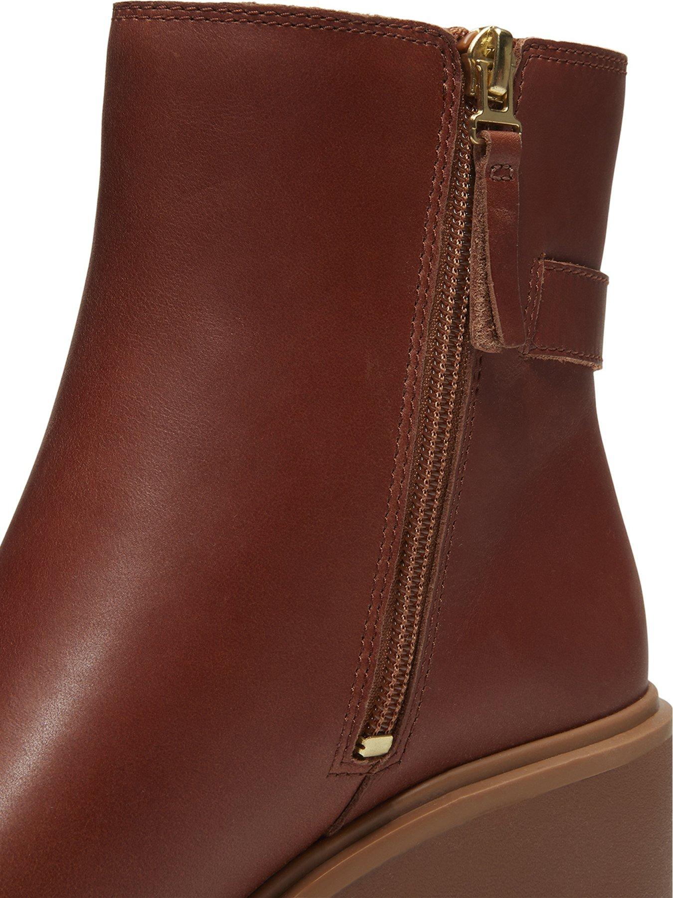 Image 7 of 7 of Timberland Stone Heights Mid Chelsea Boot Rust Full Grain