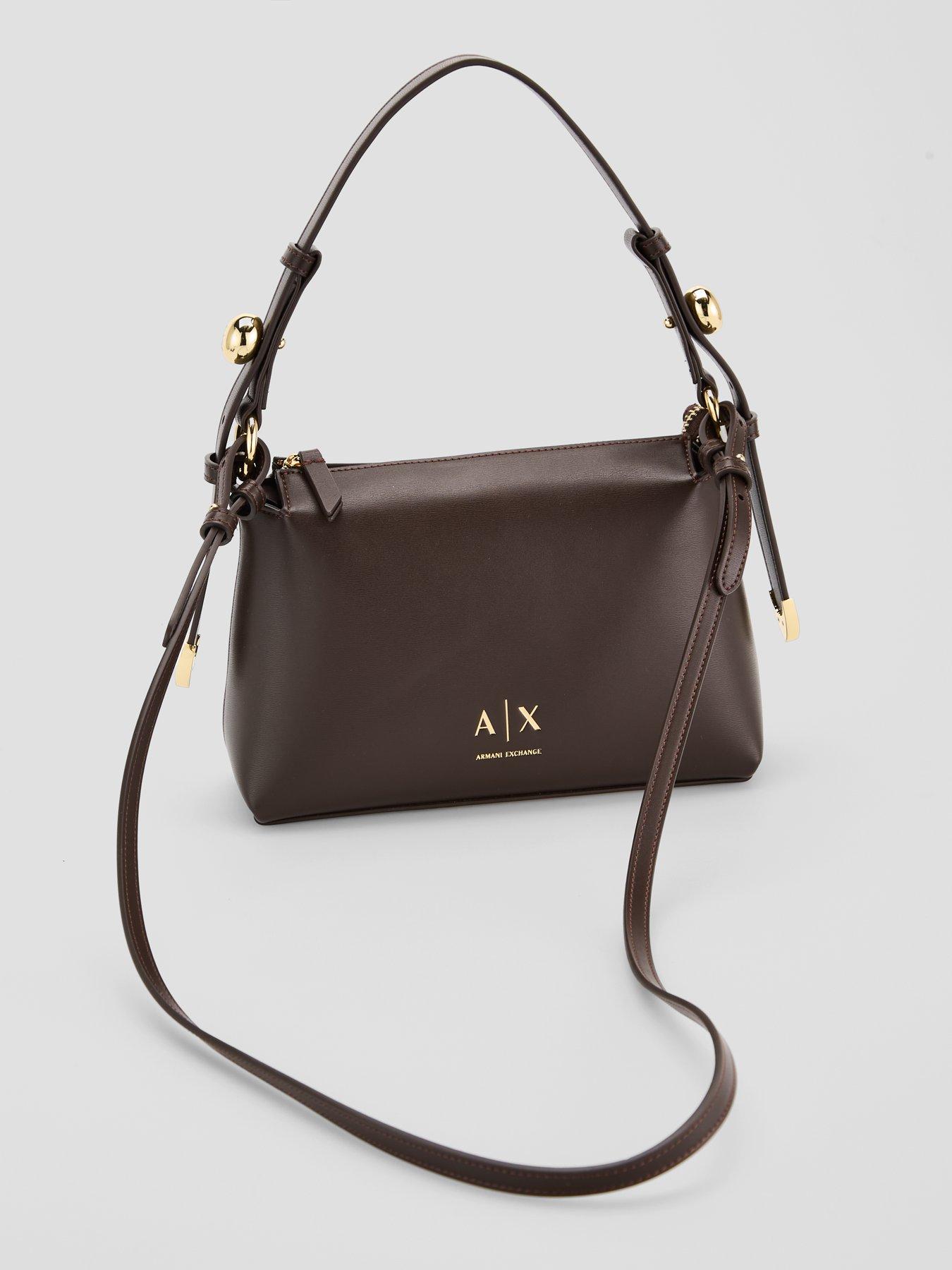 Image 2 of 6 of Armani Exchange Helen Shoulder Bag - Black