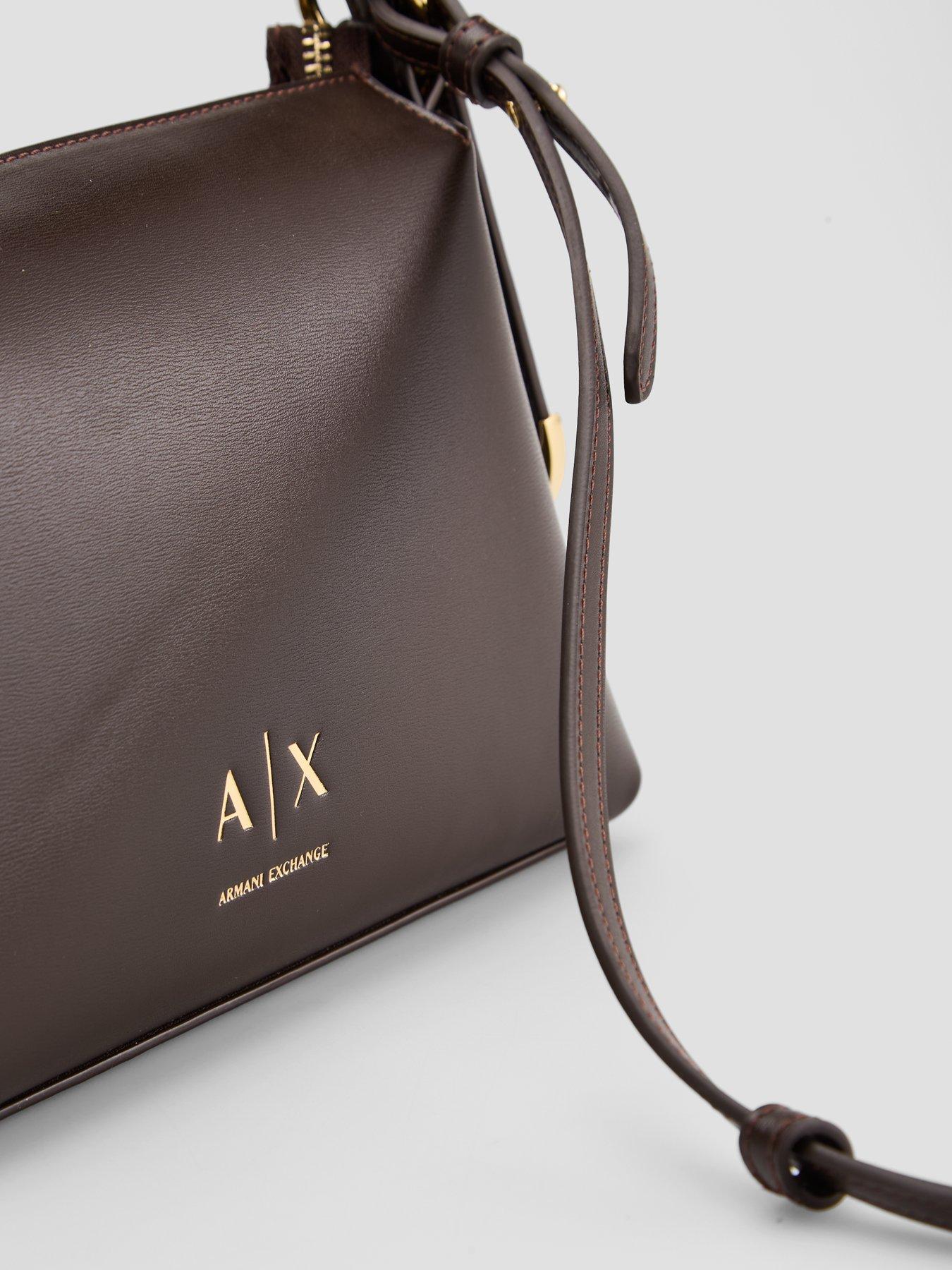 Image 5 of 6 of Armani Exchange Helen Shoulder Bag - Black