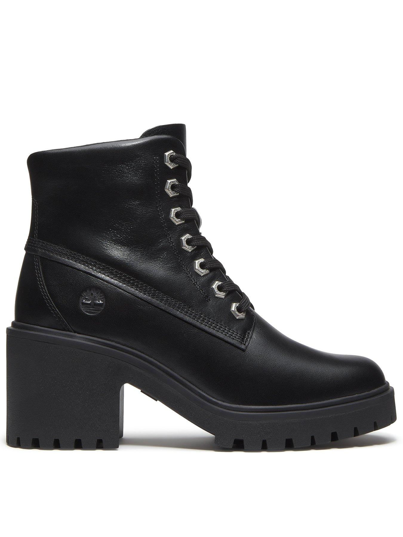 Timberland Women's Stone Heights Leather Hiker Boots - Black Grain - 7 (40) - Image 6
