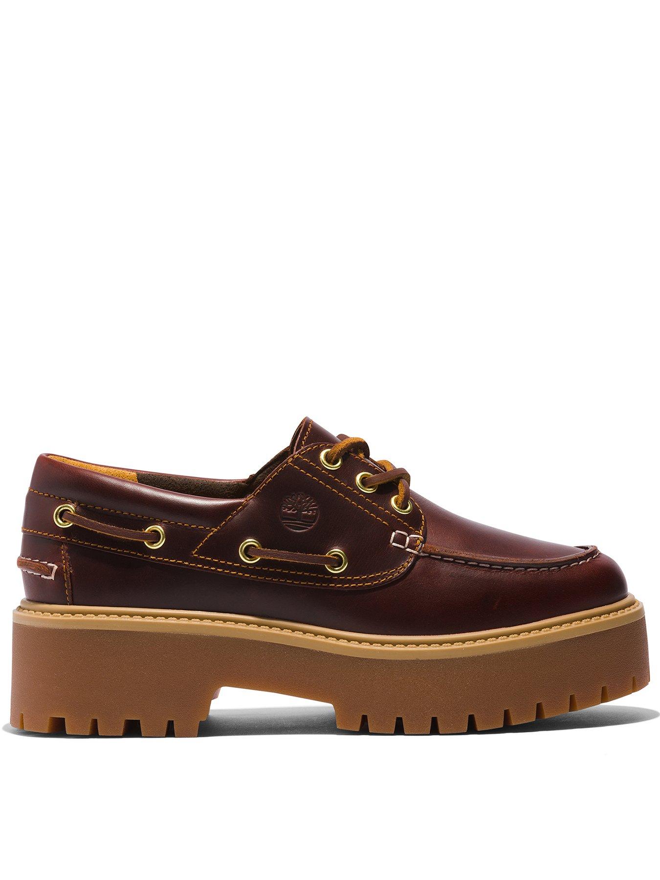 Timberland Stone Street Boat Shoe - Rootbeer Brown